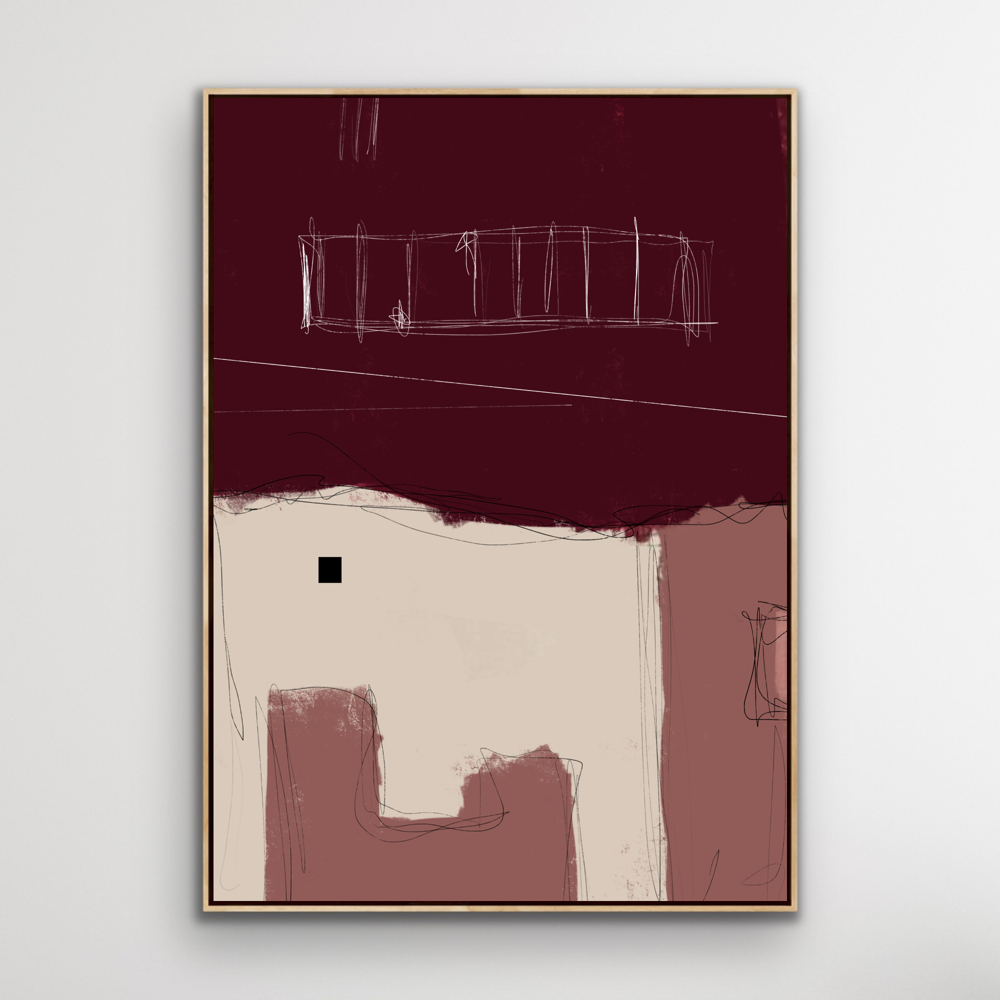 Canvas Print: "Simple Room #2"
