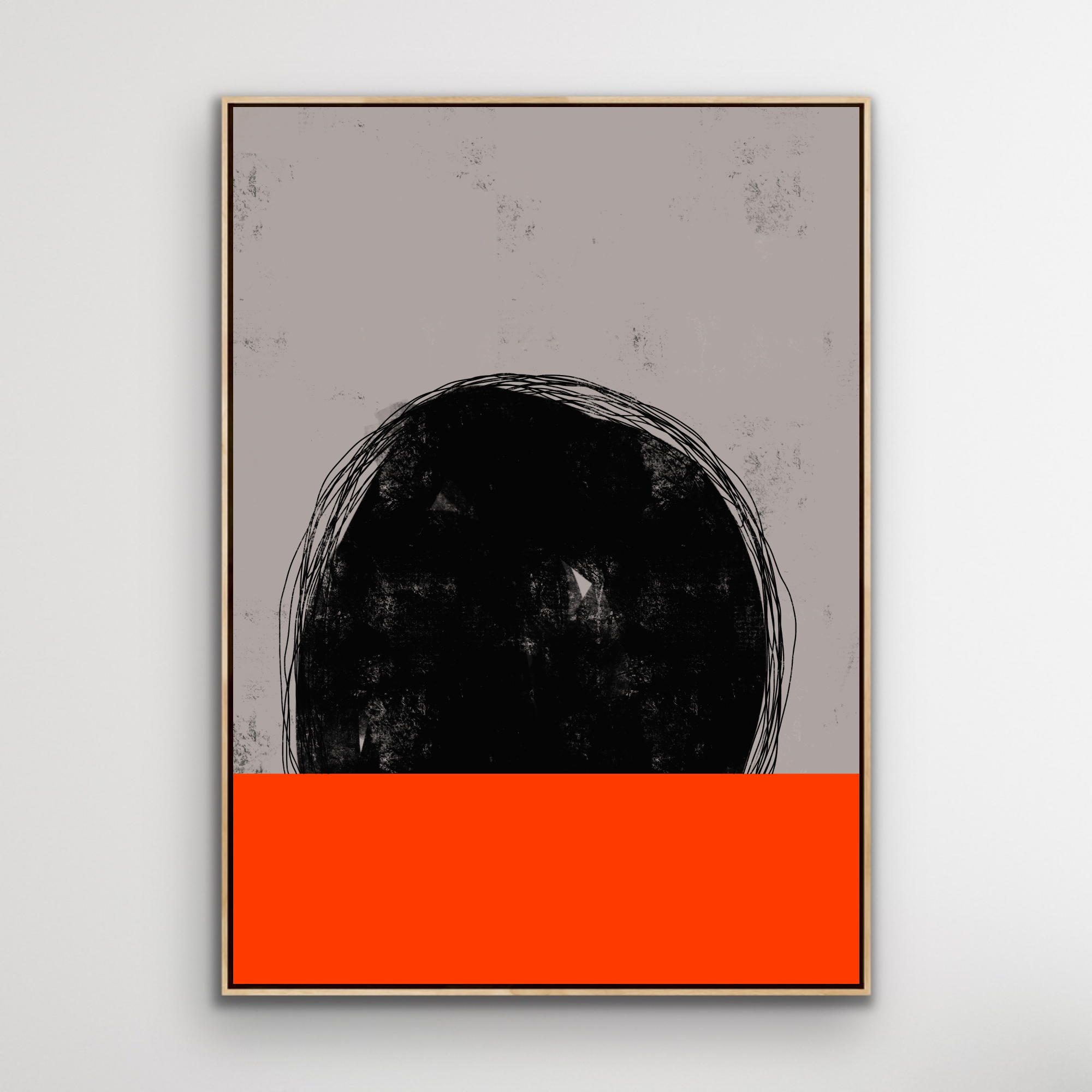 Canvas Print: "Deep Red Water"