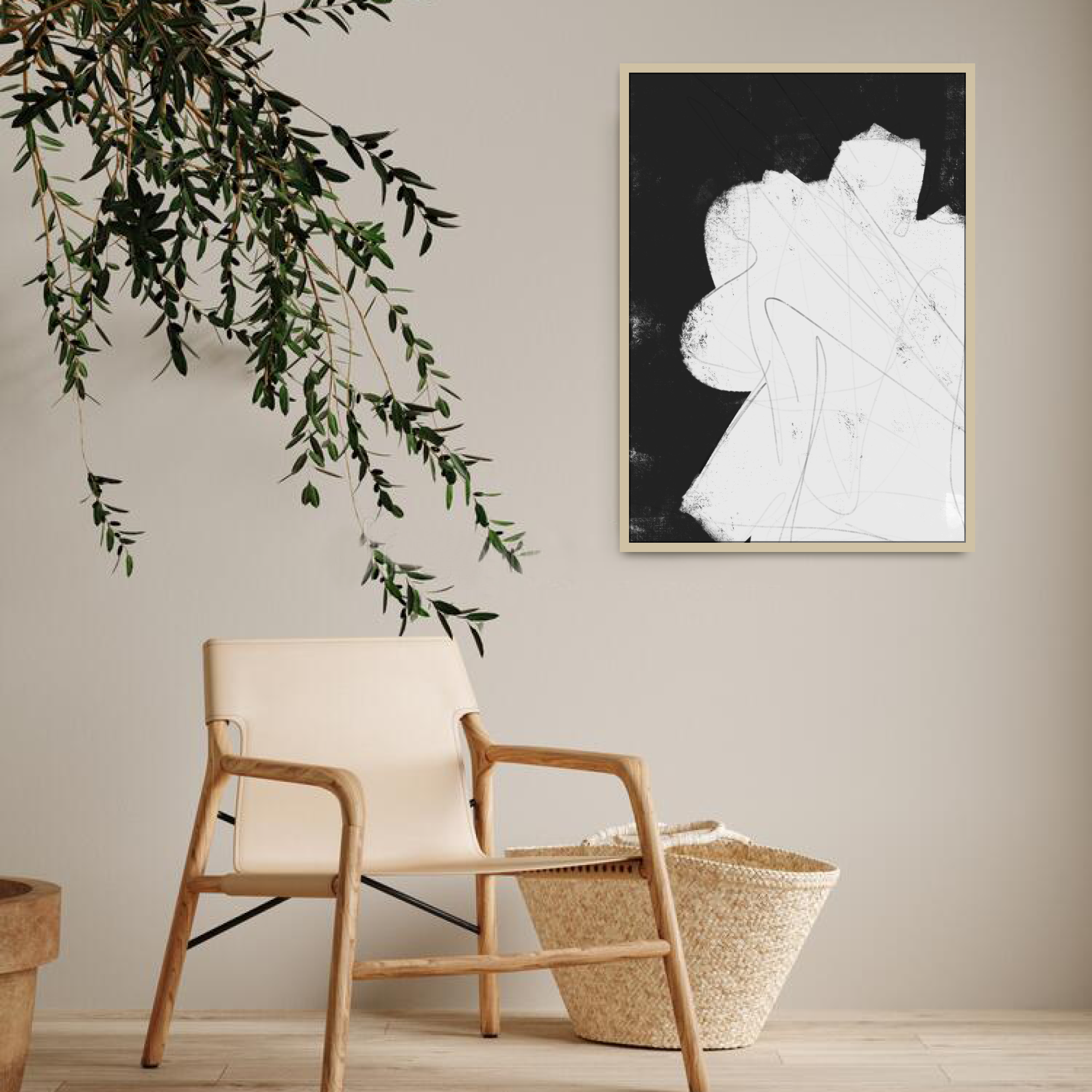 Canvas Print: "All Of The Thoughts #1"
