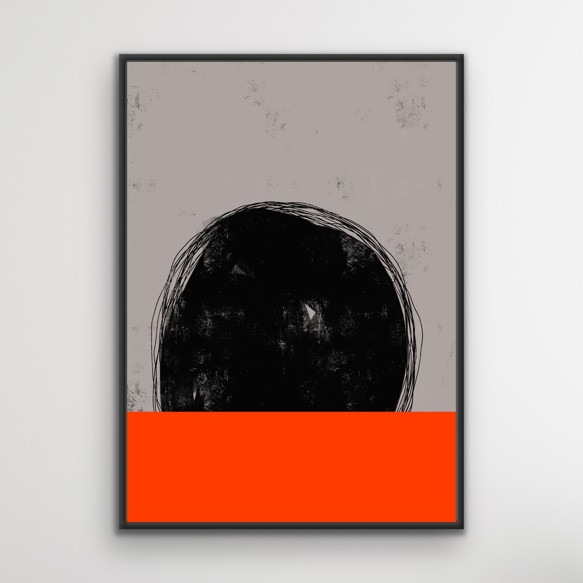 Canvas Print: "Deep Red Water"