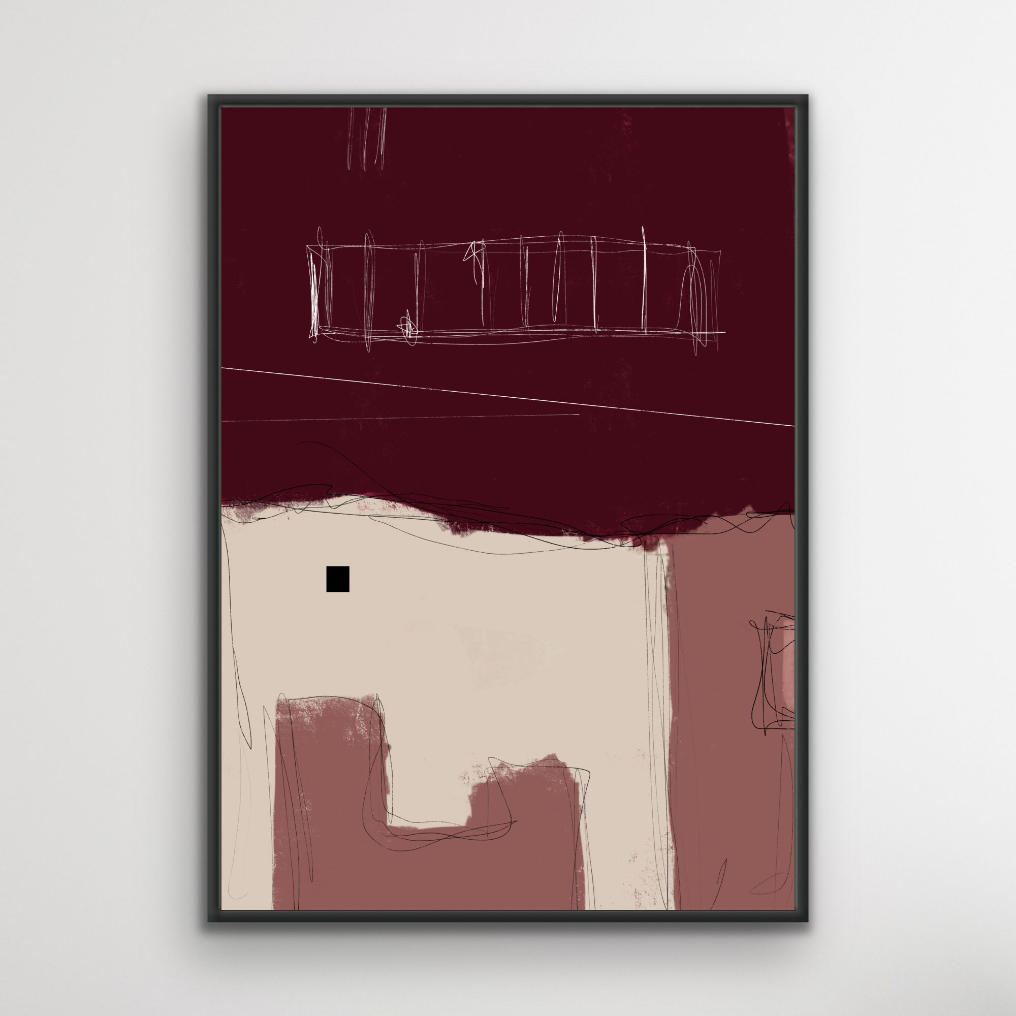 Canvas Print: "Simple Room #2"
