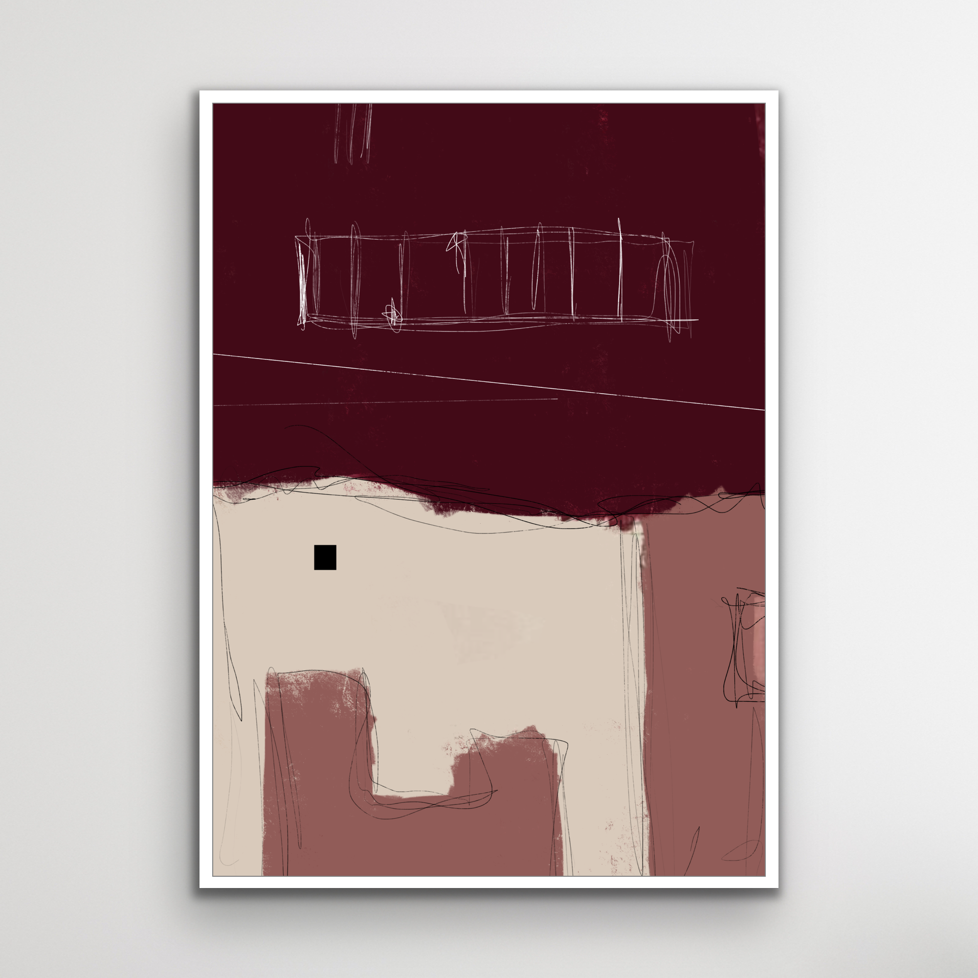 Canvas Print: "Simple Room #2"