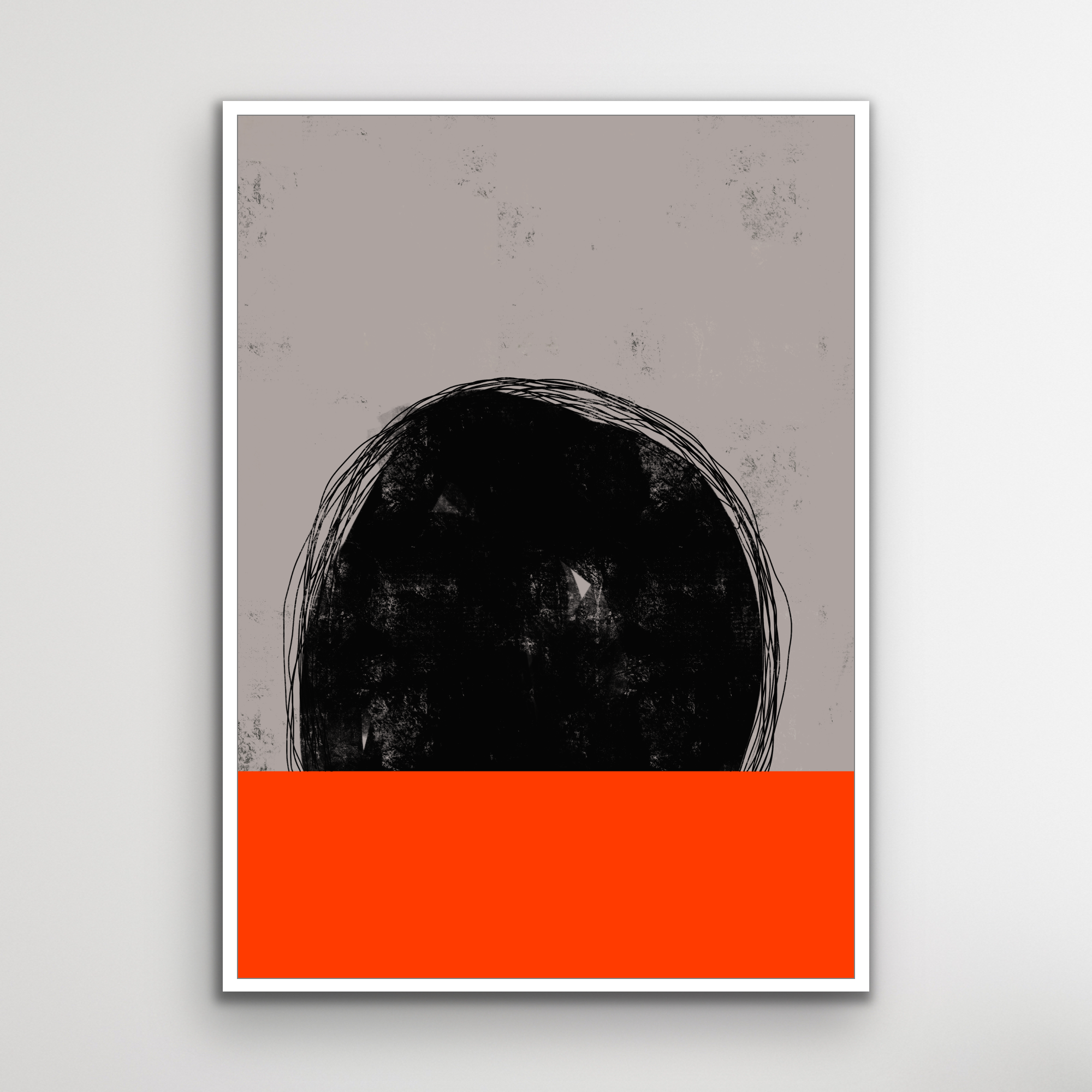 Canvas Print: "Deep Red Water"