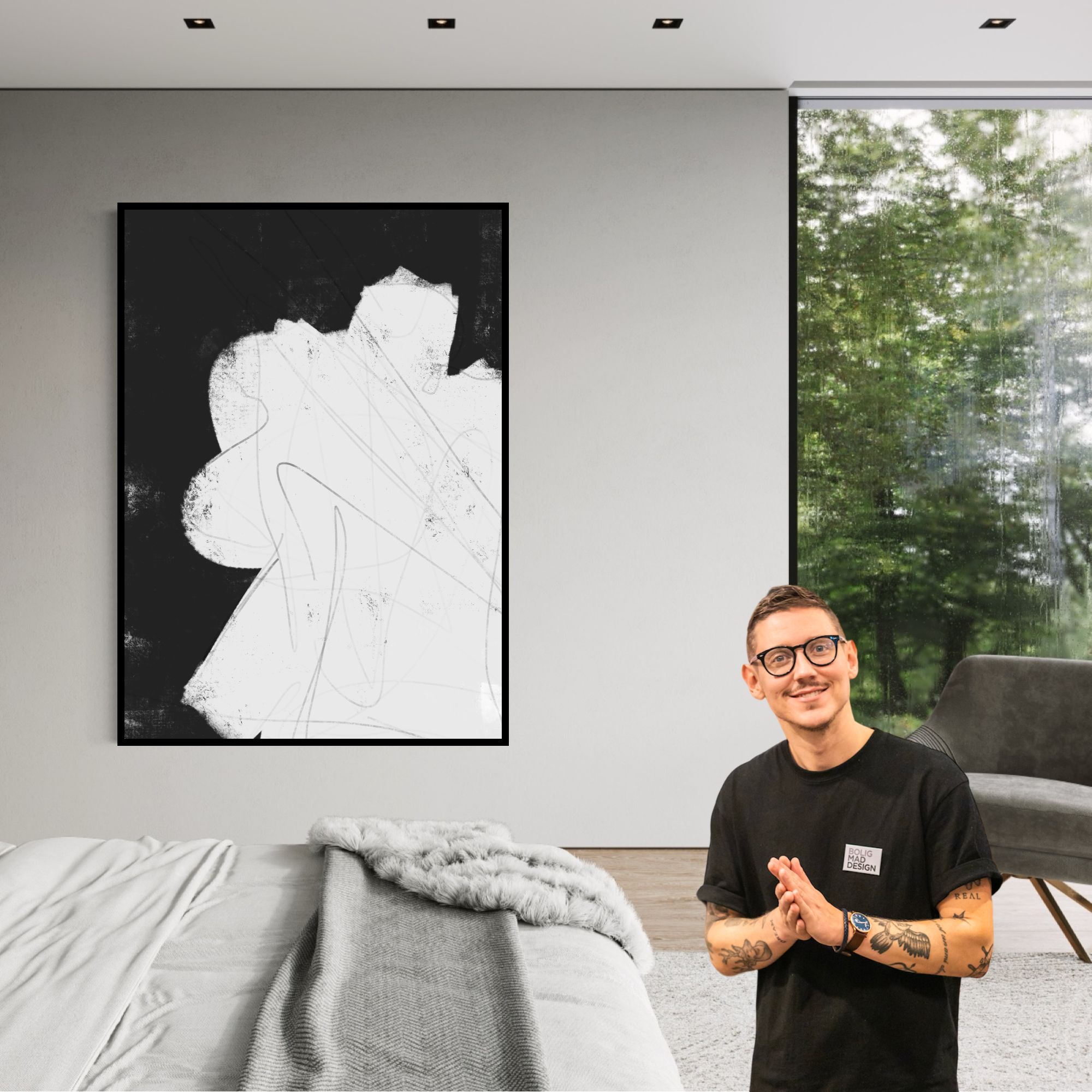 Canvas Print: "All Of The Thoughts #1"