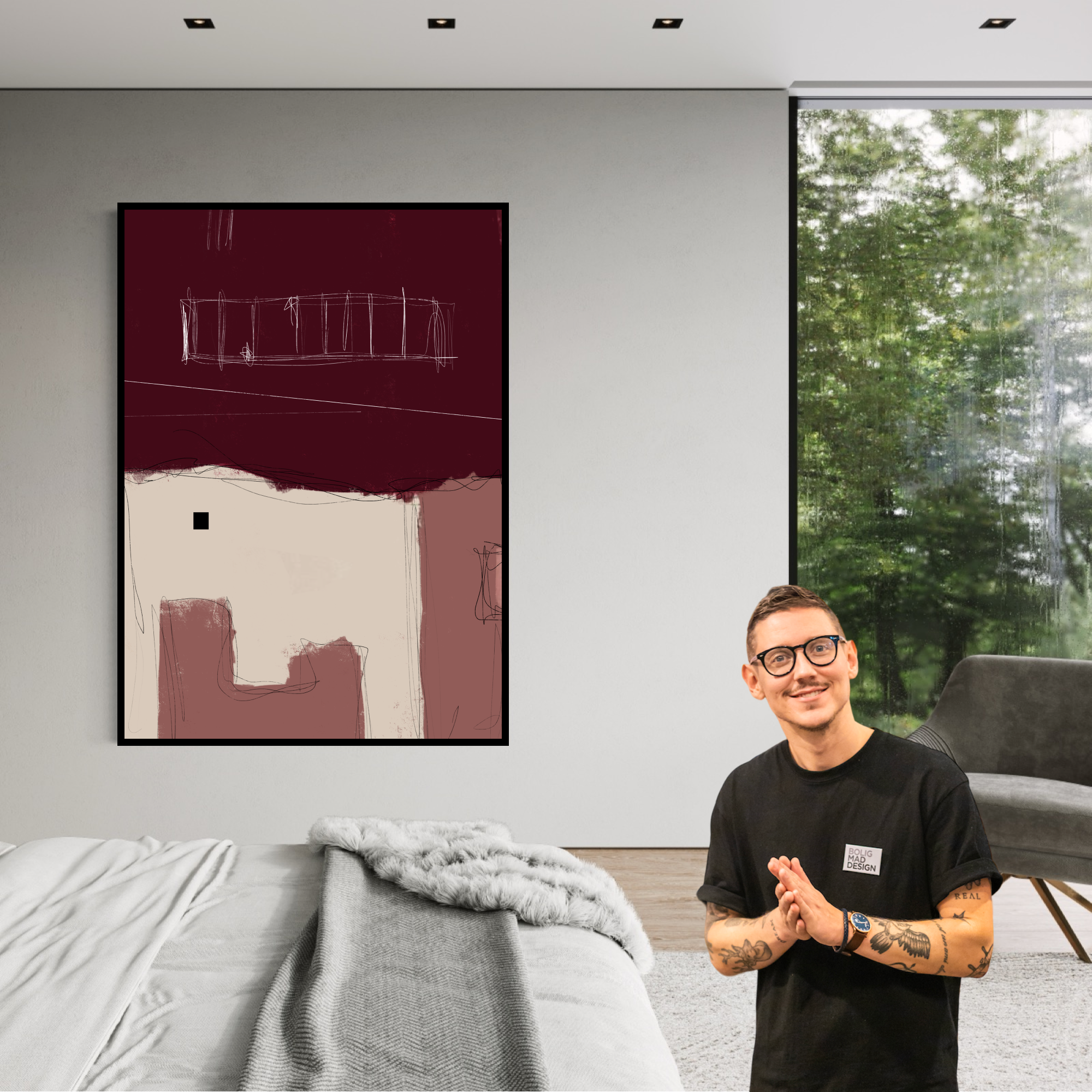 Canvas Print: "Simple Room #2"
