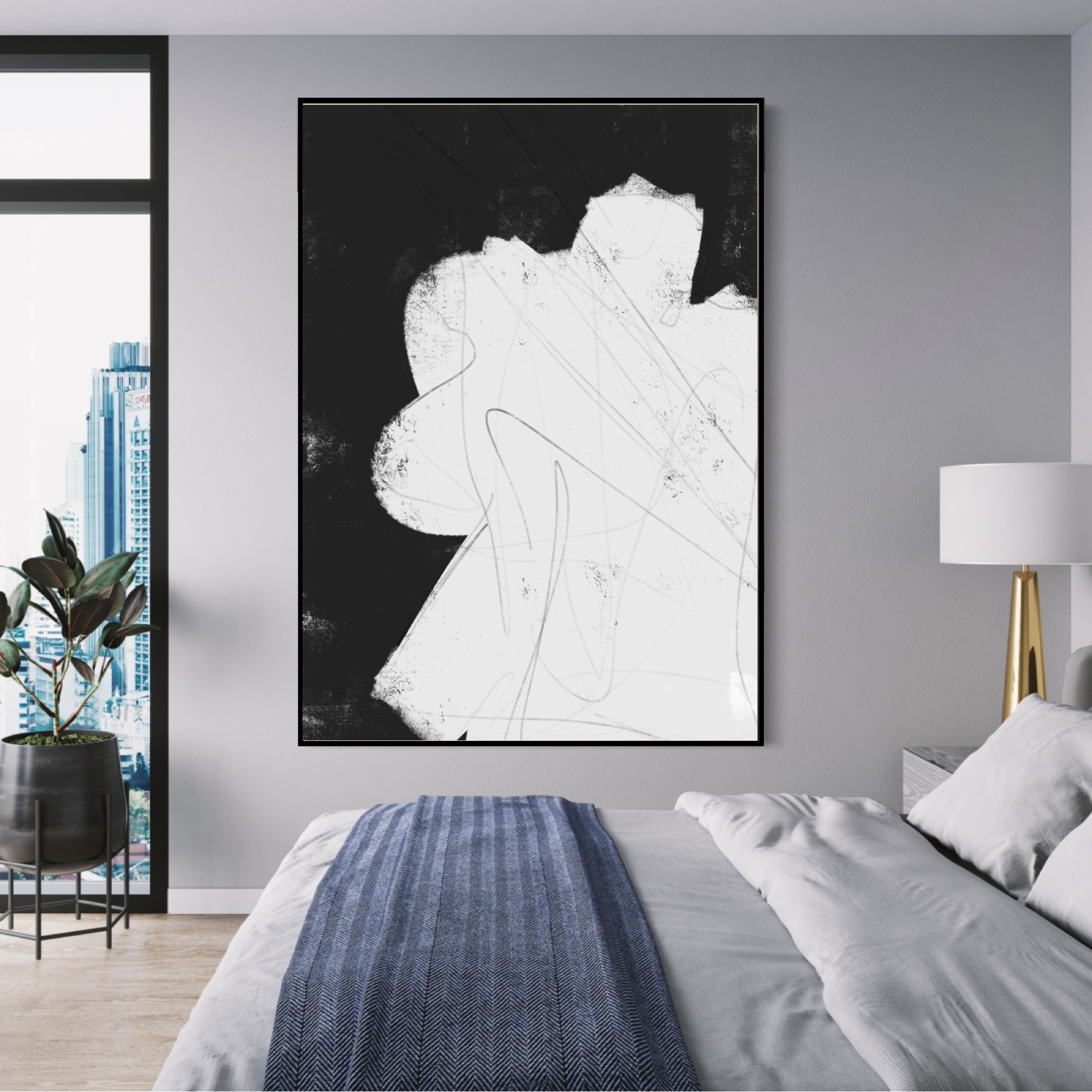 Canvas Print: "All Of The Thoughts #1"