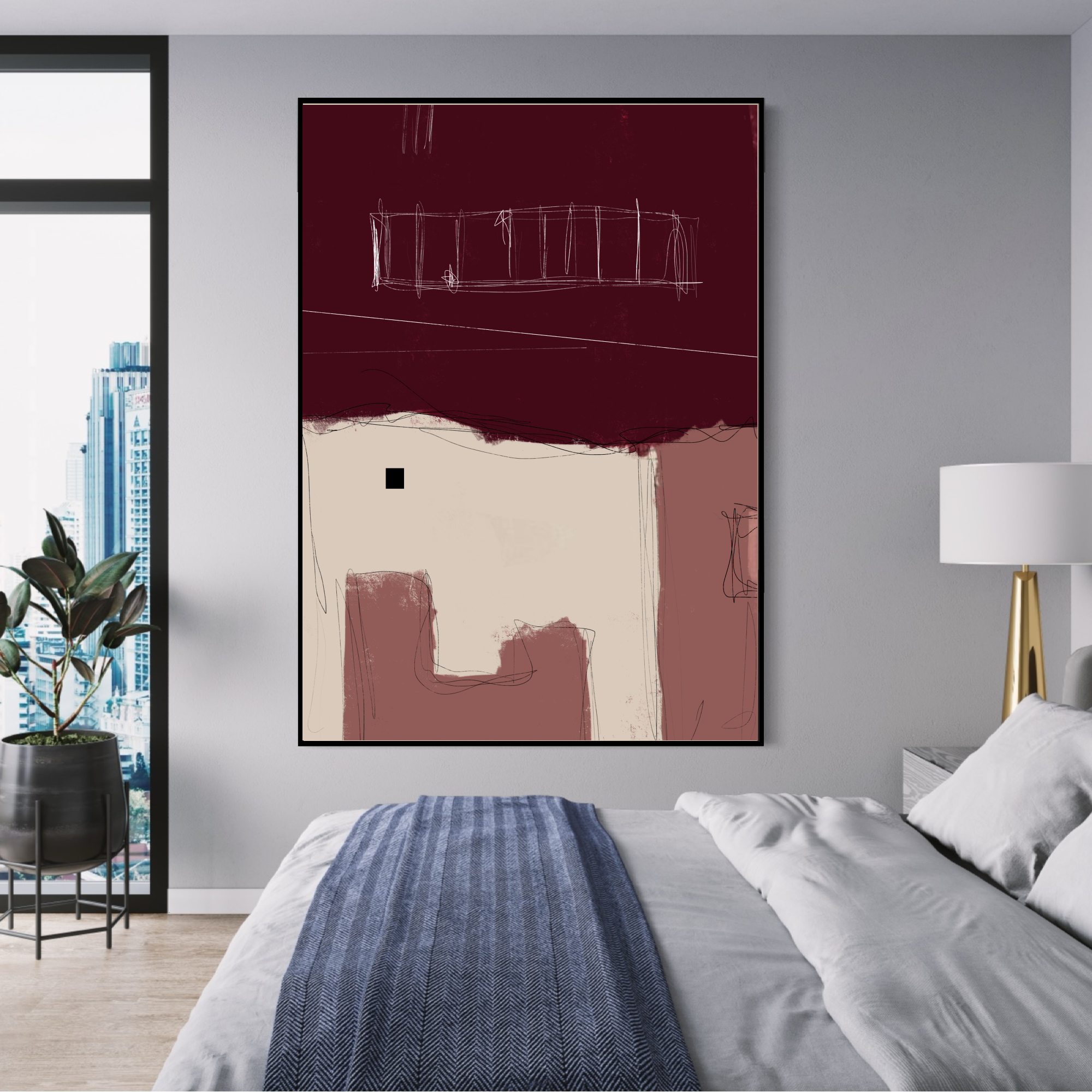 Canvas Print: "Simple Room #2"