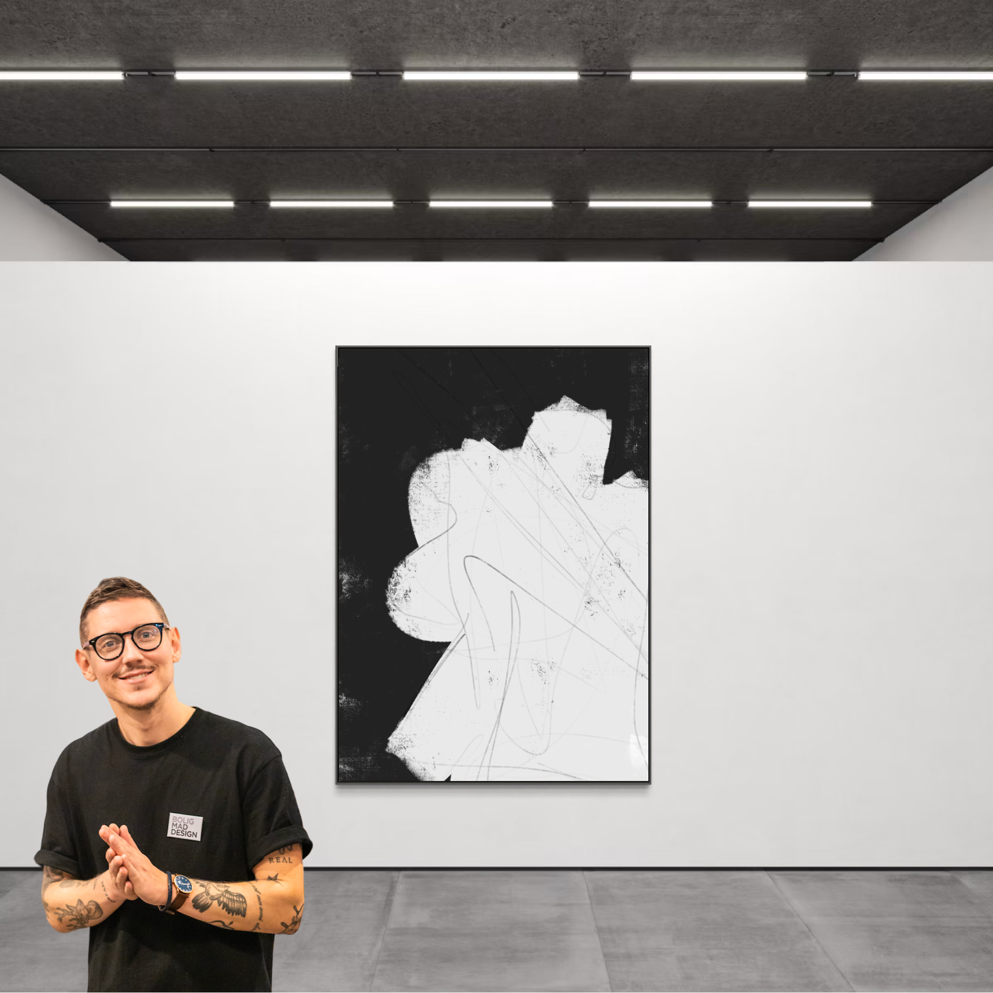 Canvas Print: "All Of The Thoughts #1"