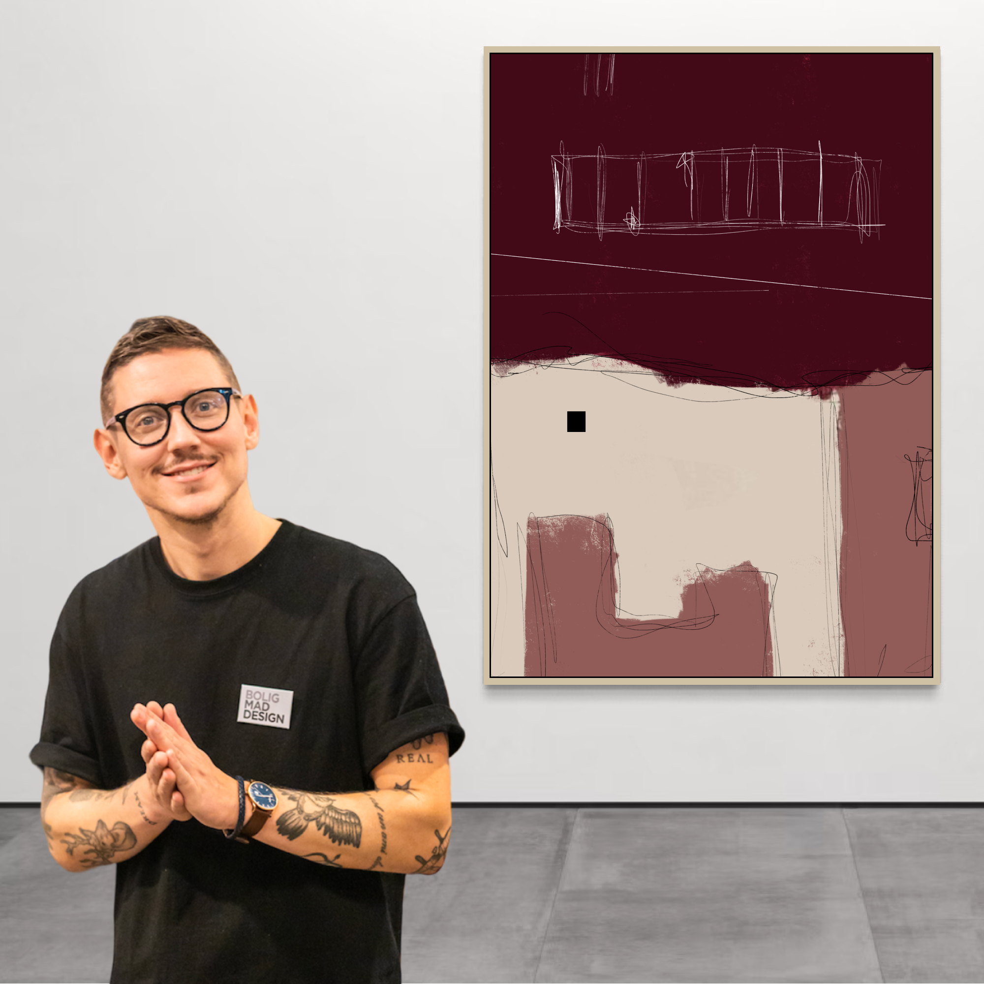 Canvas Print: "Simple Room #2"