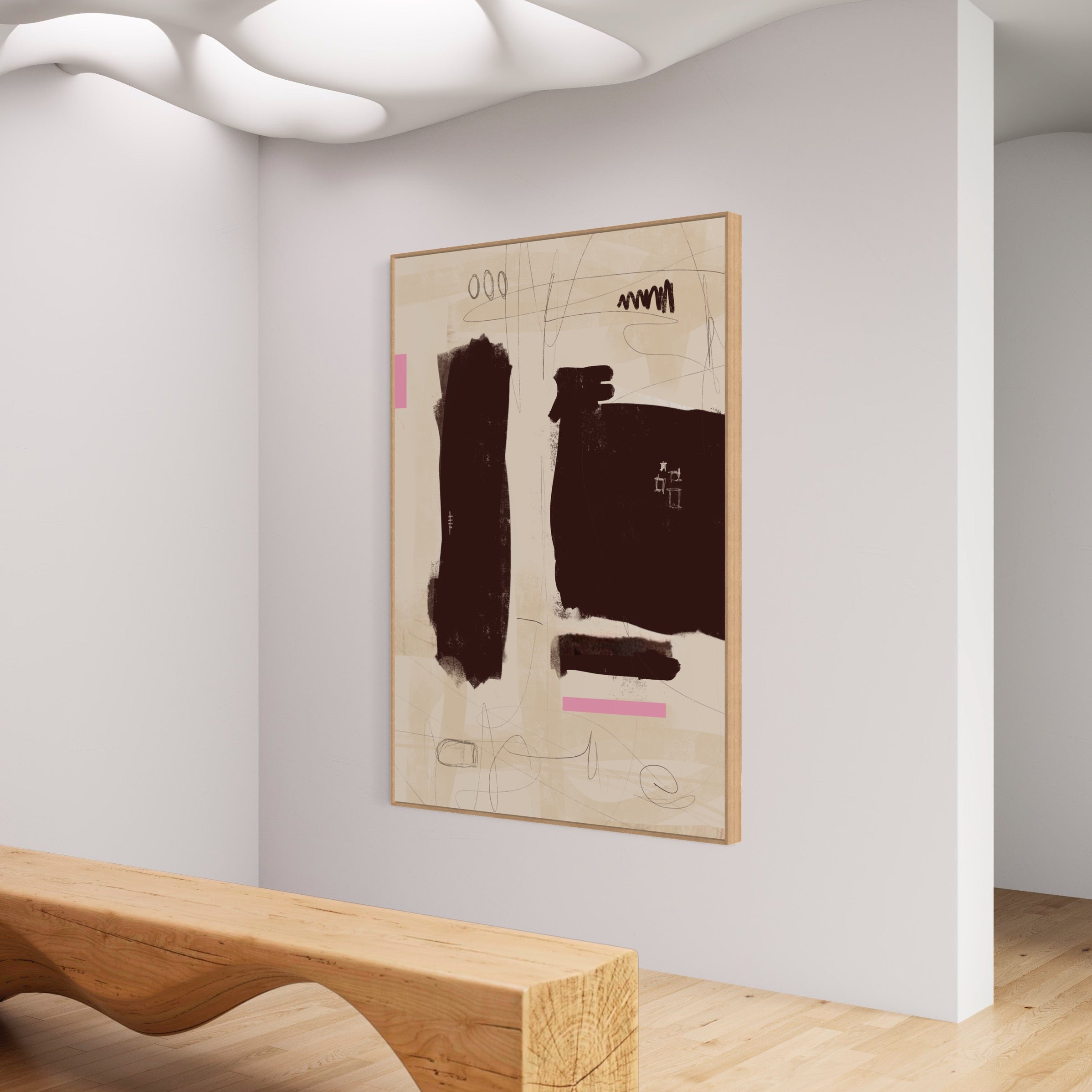 Canvas Print: "Simple Room #1"