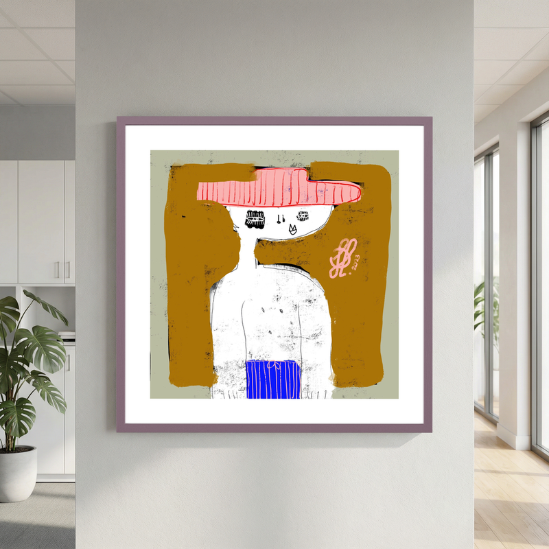 Paper Print: "Michael"