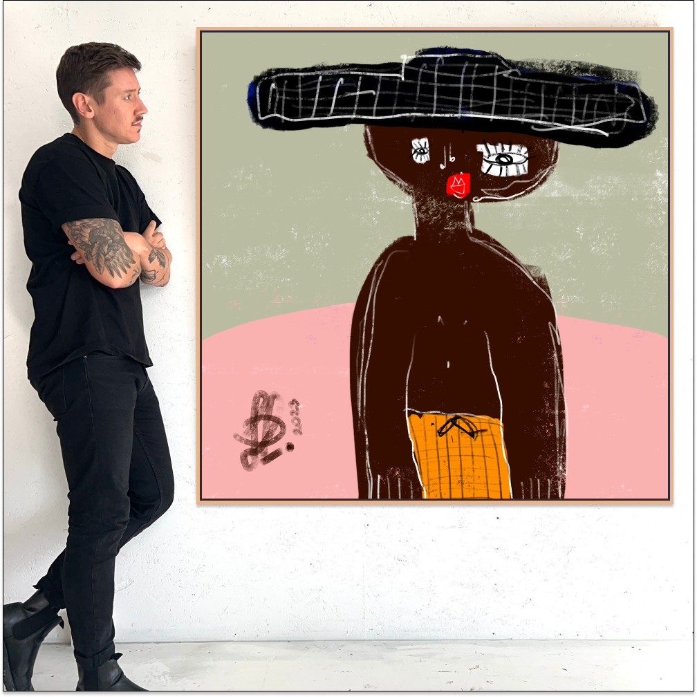 Canvas Print: "James" (Be Yourself Portrait Collection)