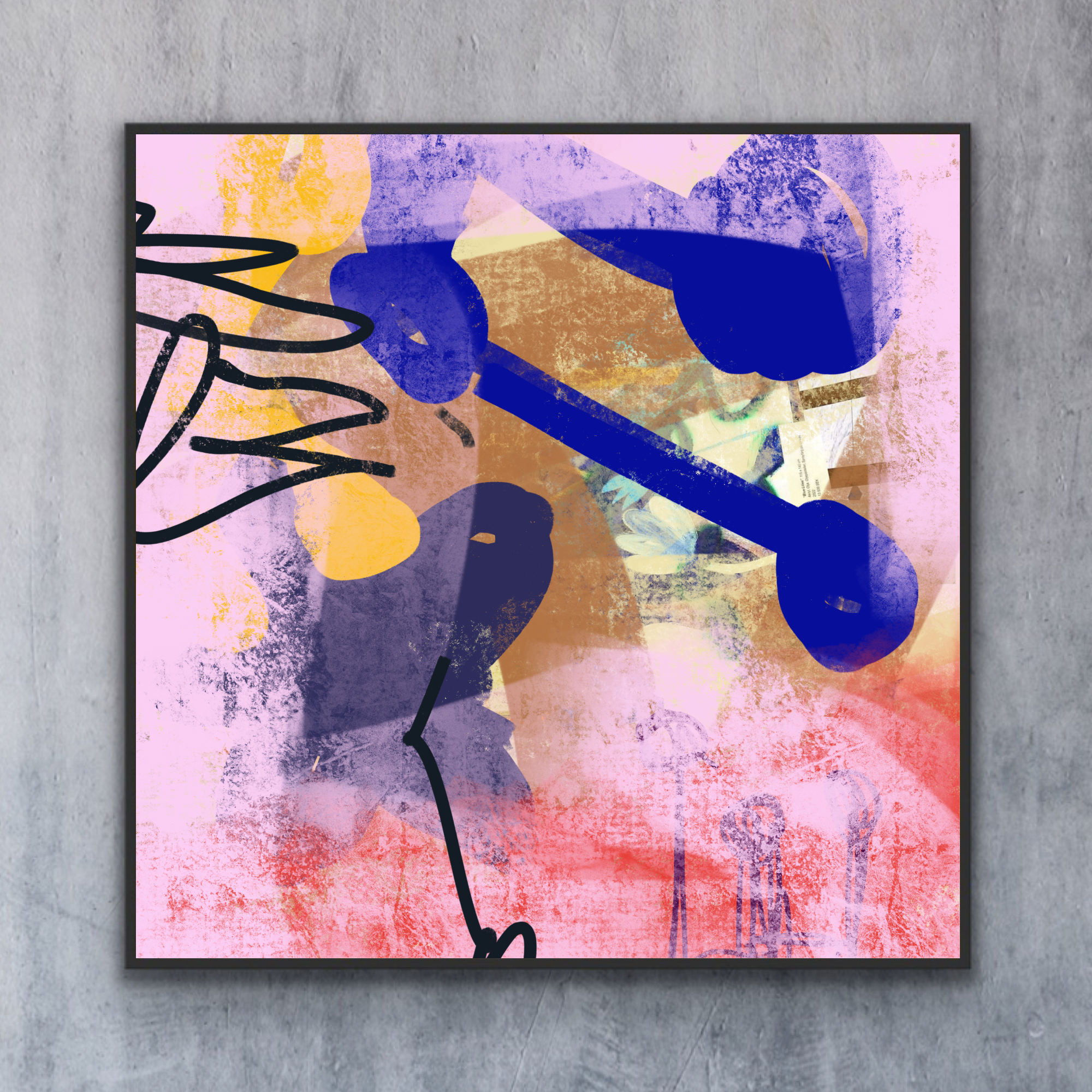 Canvas Print: "Feel Your Thoughts"