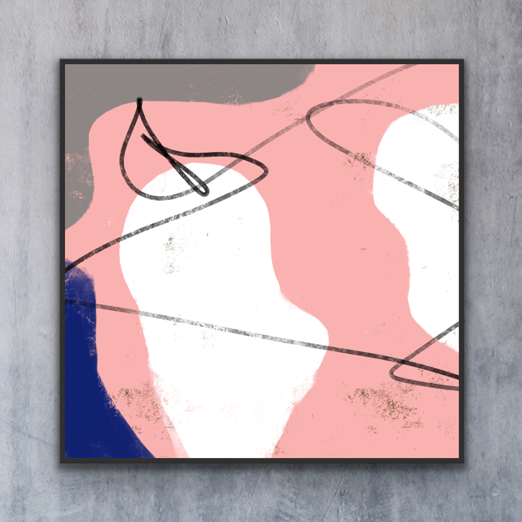 Canvas Print: "Satisfied #1"