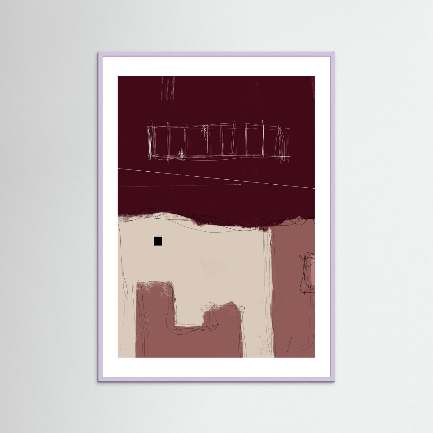 Paper Print: "Simple Room #2"