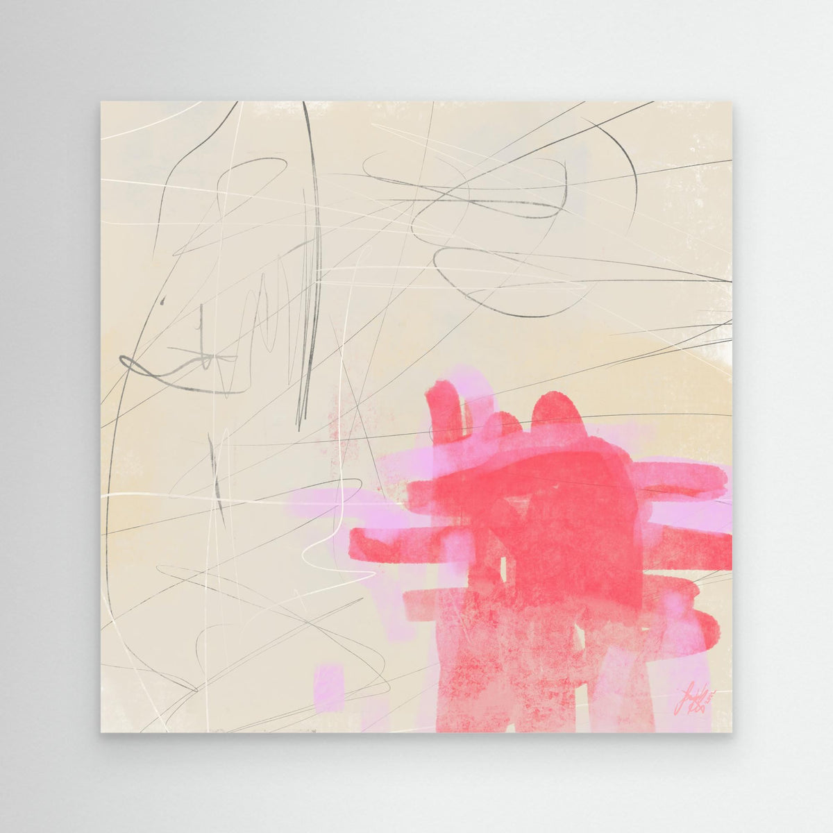 Canvas Print: "Only One Heart"