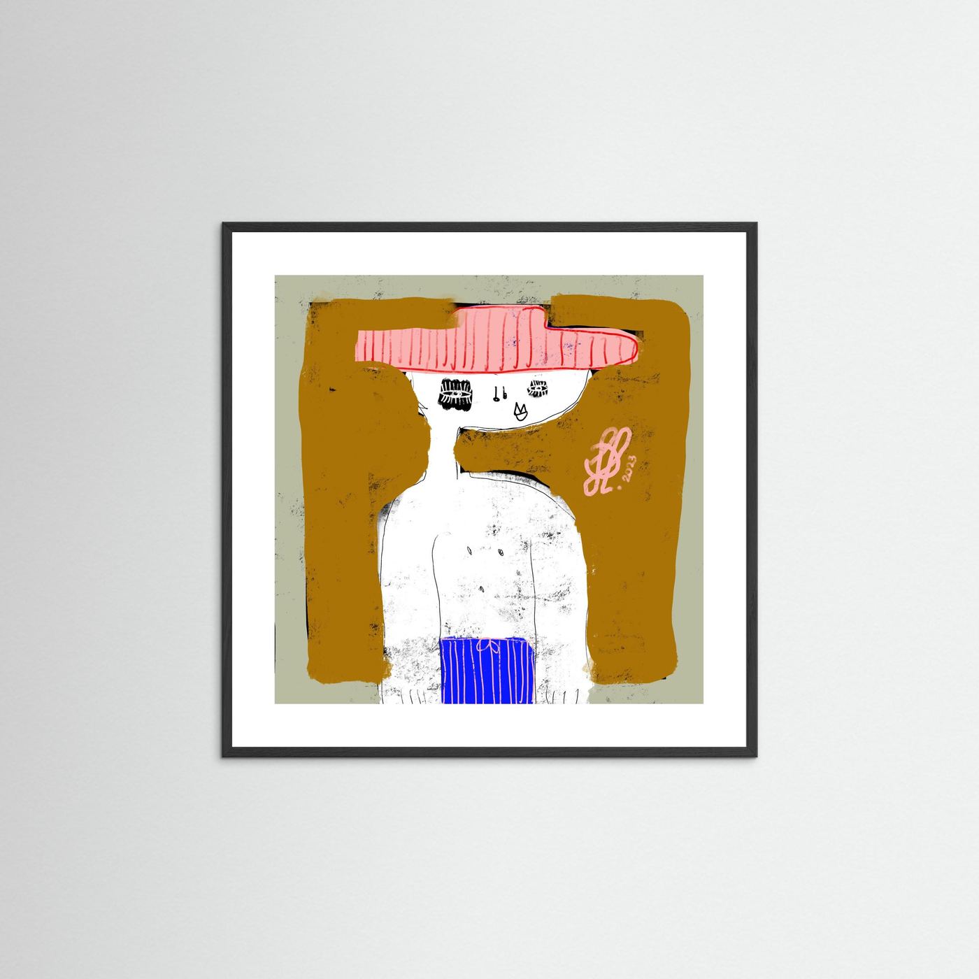 Paper Print: "Michael"