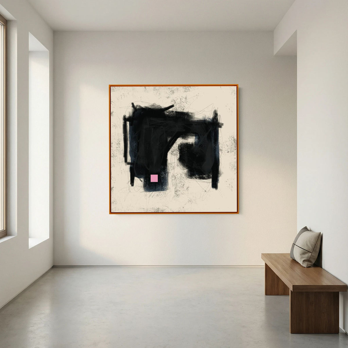 Canvas Print: "Place Of Love" (Colored Frame)