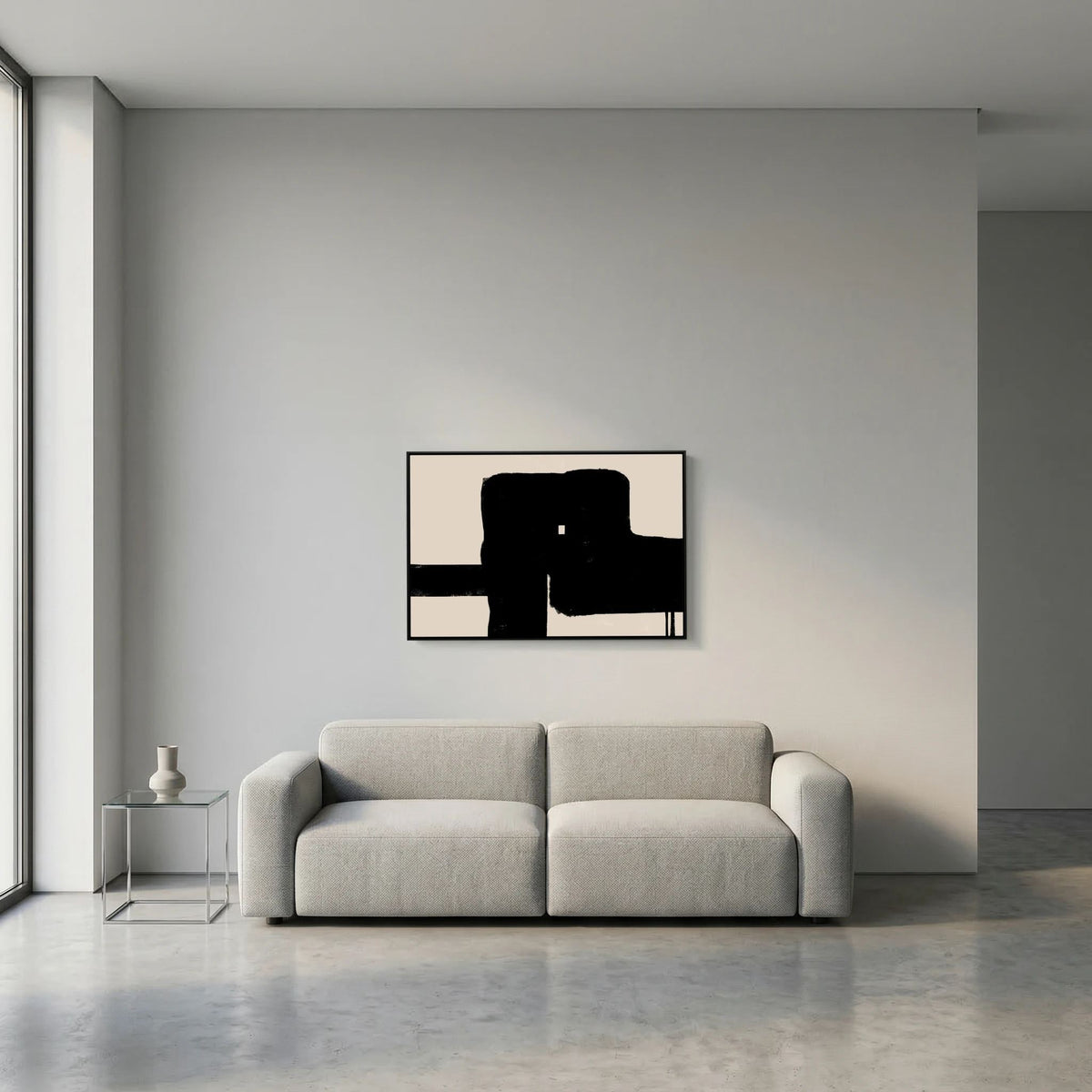 Canvas Print: "Void" (Colored Frame)