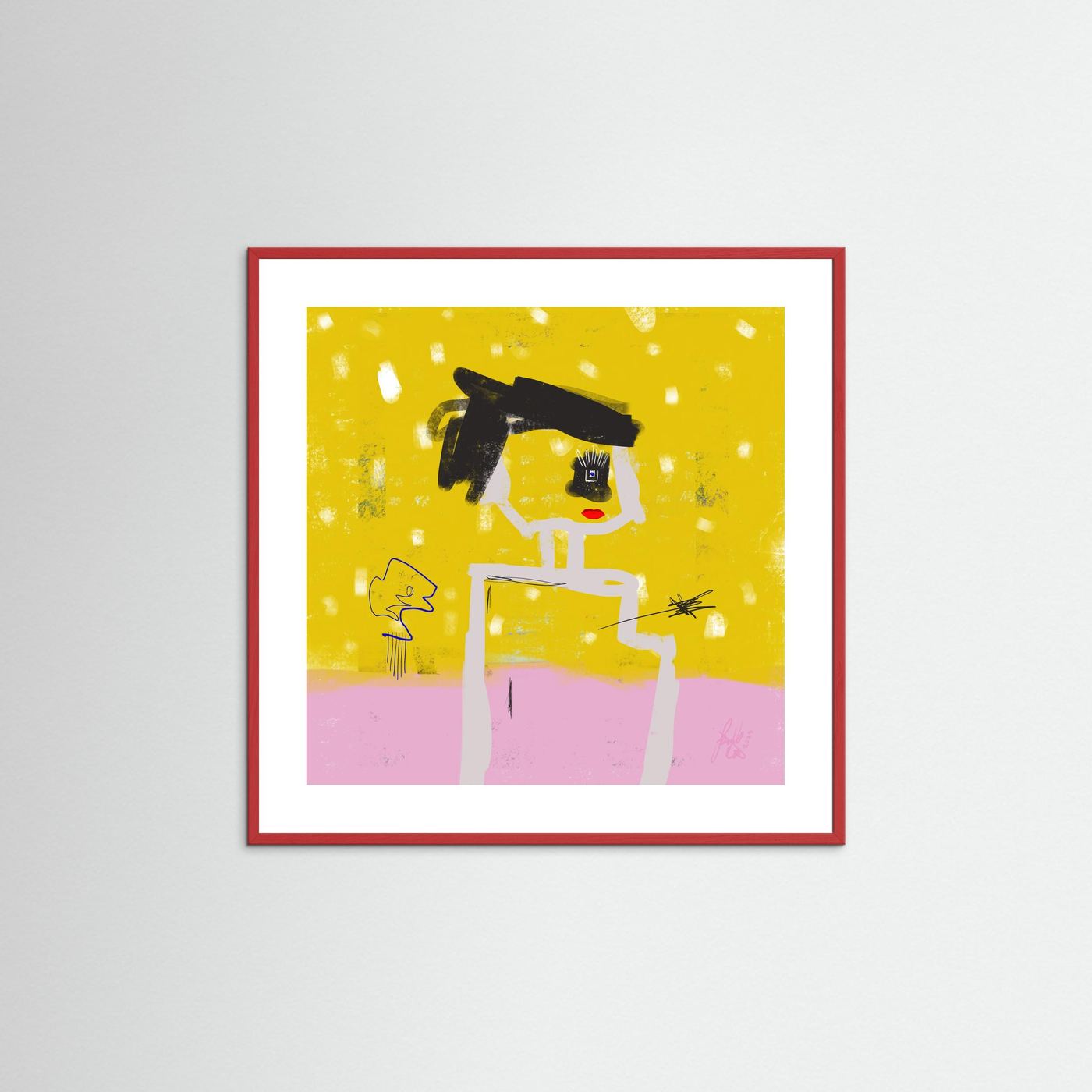 Paper Print: "I will catch you"