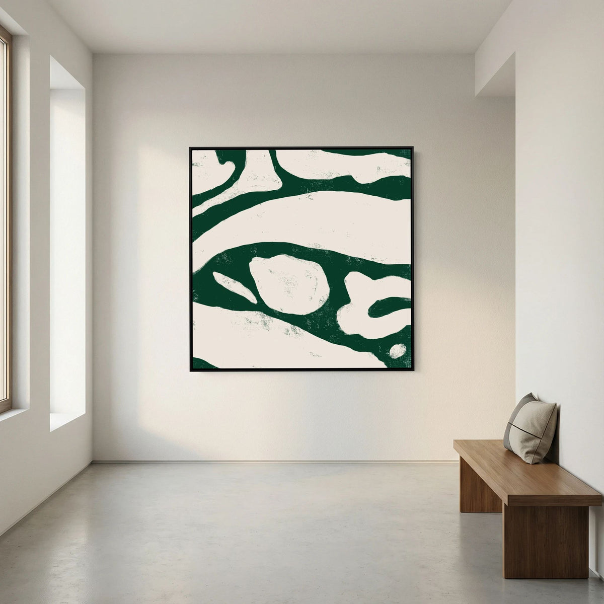 Canvas Print: "Labyrinth" (Colored Frame)