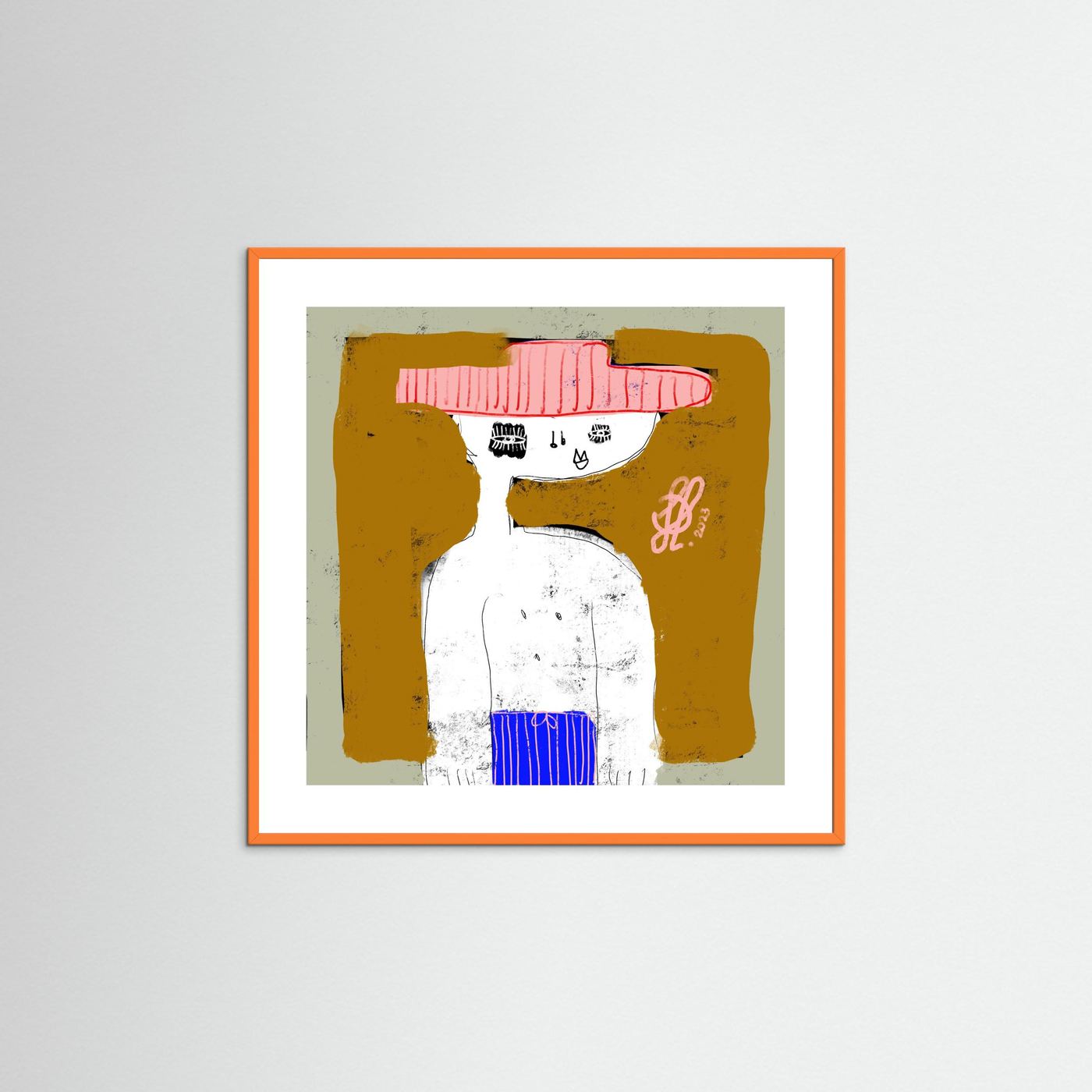 Paper Print: "Michael"
