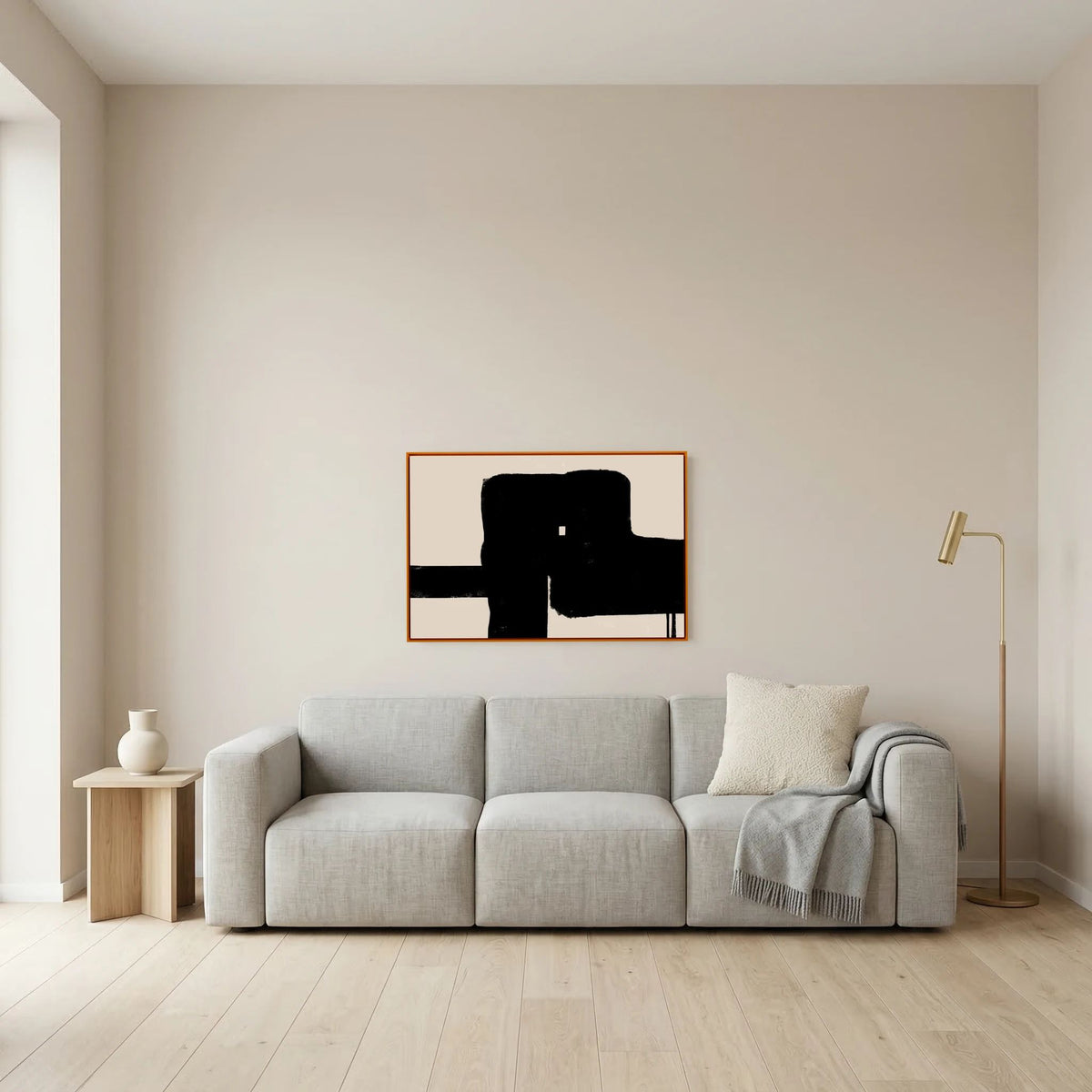 Canvas Print: "Void" (Colored Frame)