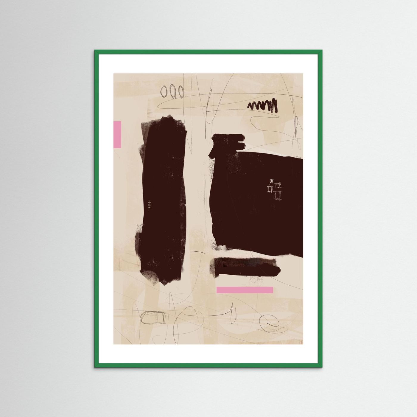Paper Print: "Simple Room #1"