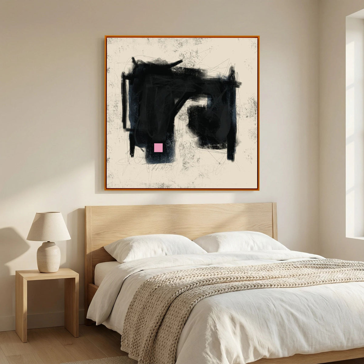Canvas Print: "Place Of Love" (Colored Frame)