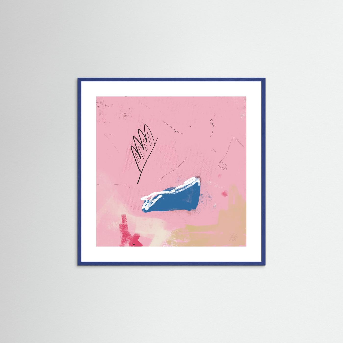 Paper Print: "Kiss you everywhere"