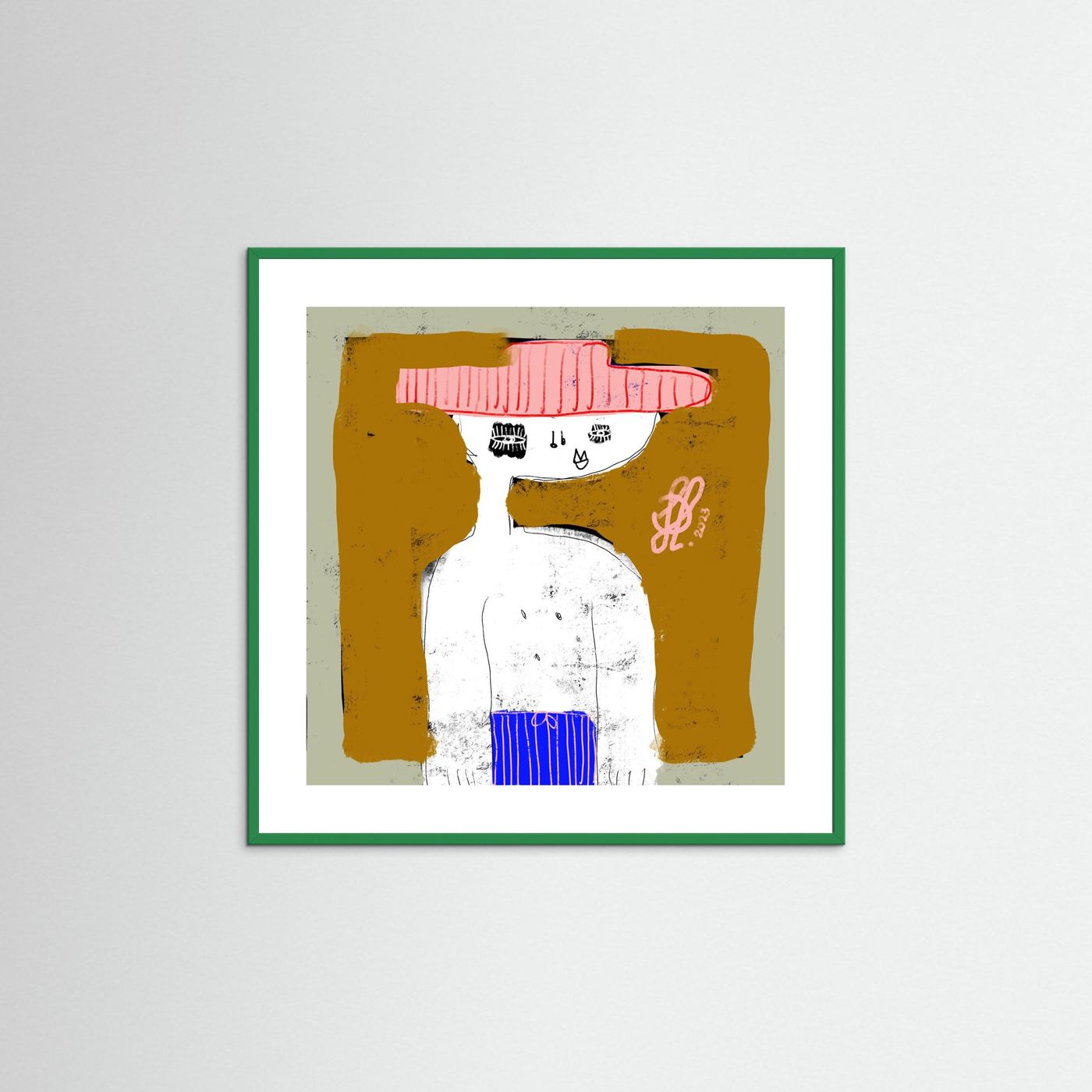 Paper Print: "Michael"