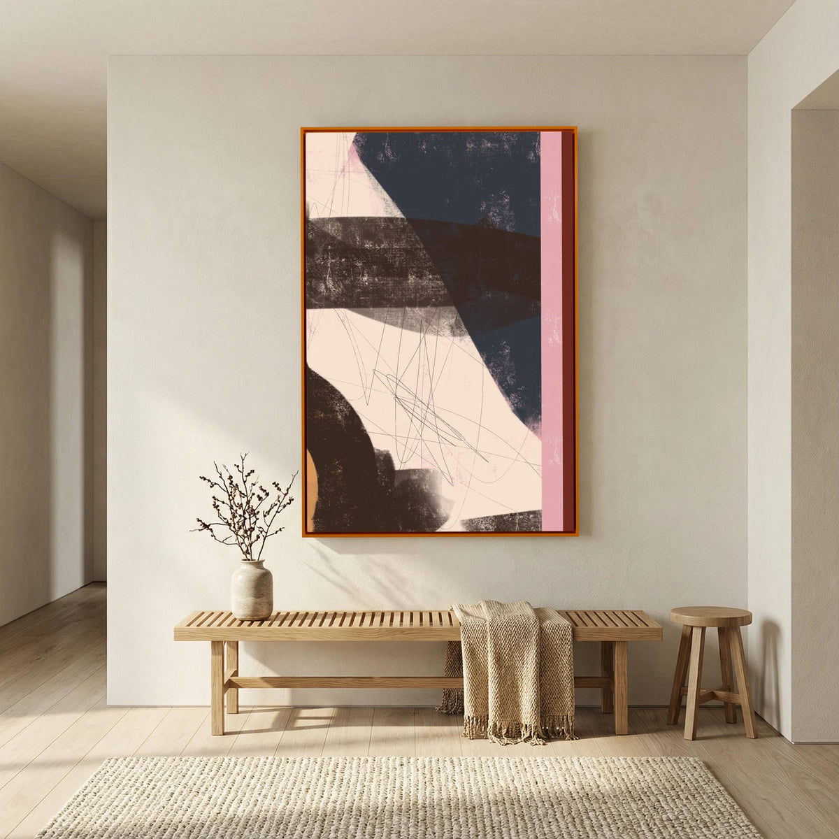 Canvas Print: "Adore You" (Colored Frame)