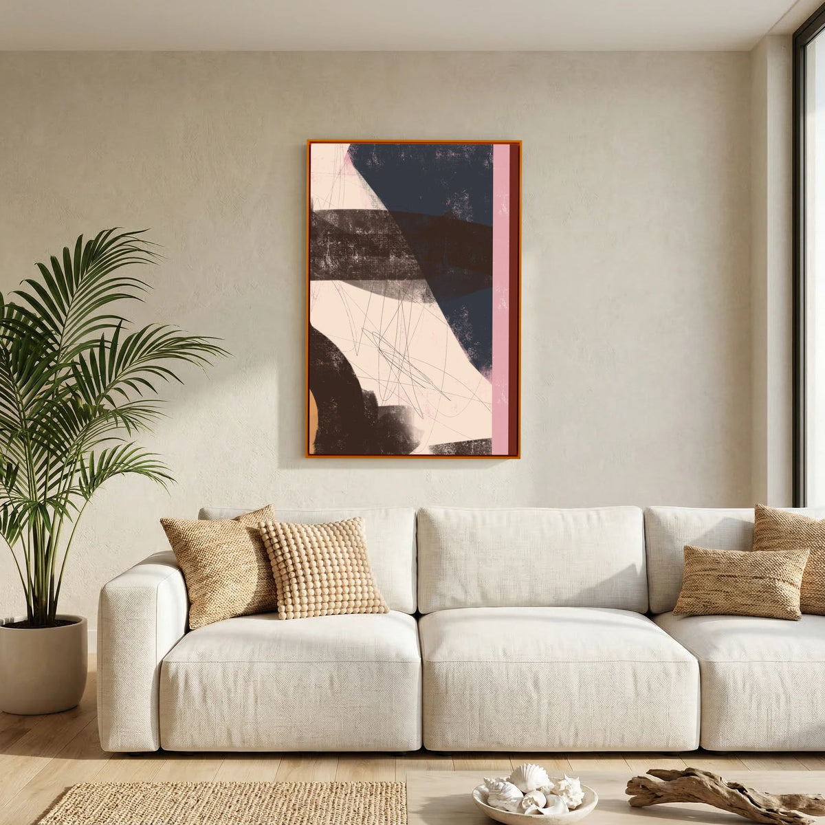 Canvas Print: "Adore You" (Colored Frame)