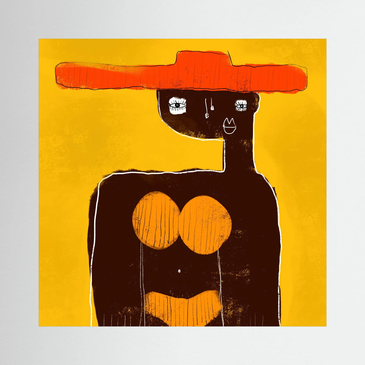 Canvas Print: "Sophia" (Colored Frame)