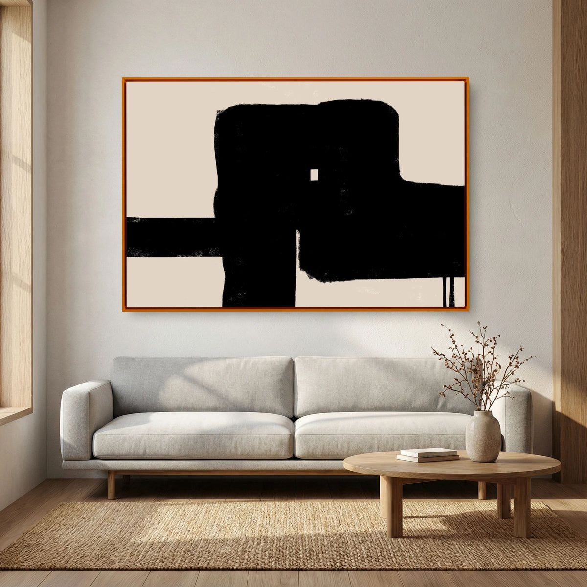 Canvas Print: "Void" (Colored Frame)