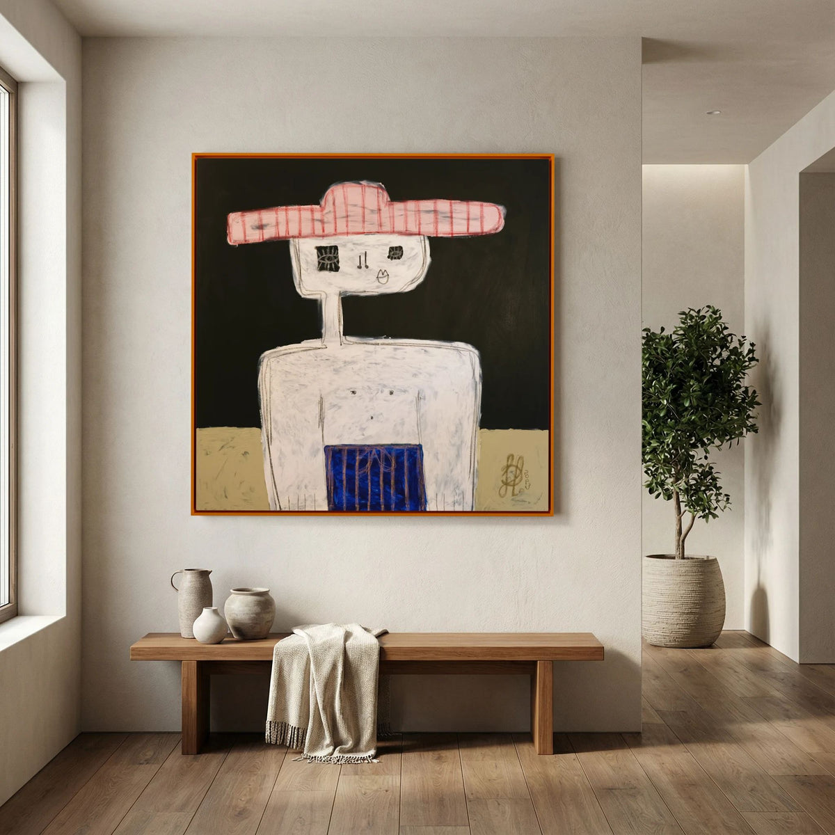 Canvas Print: "Matthew" (Colored Frame)