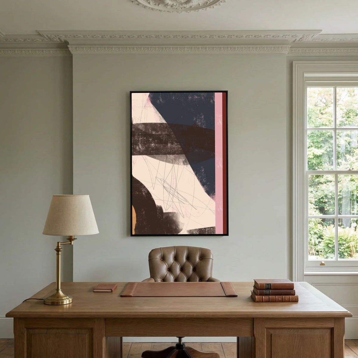 Canvas Print: "Adore You" (Colored Frame)