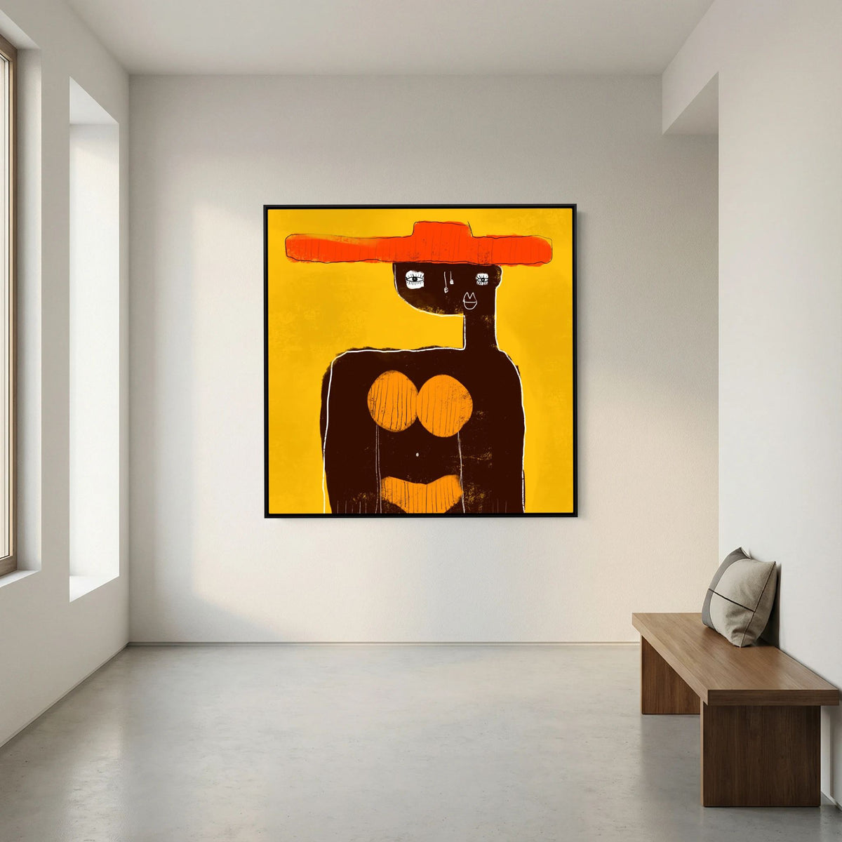 Canvas Print: "Sophia" (Colored Frame)