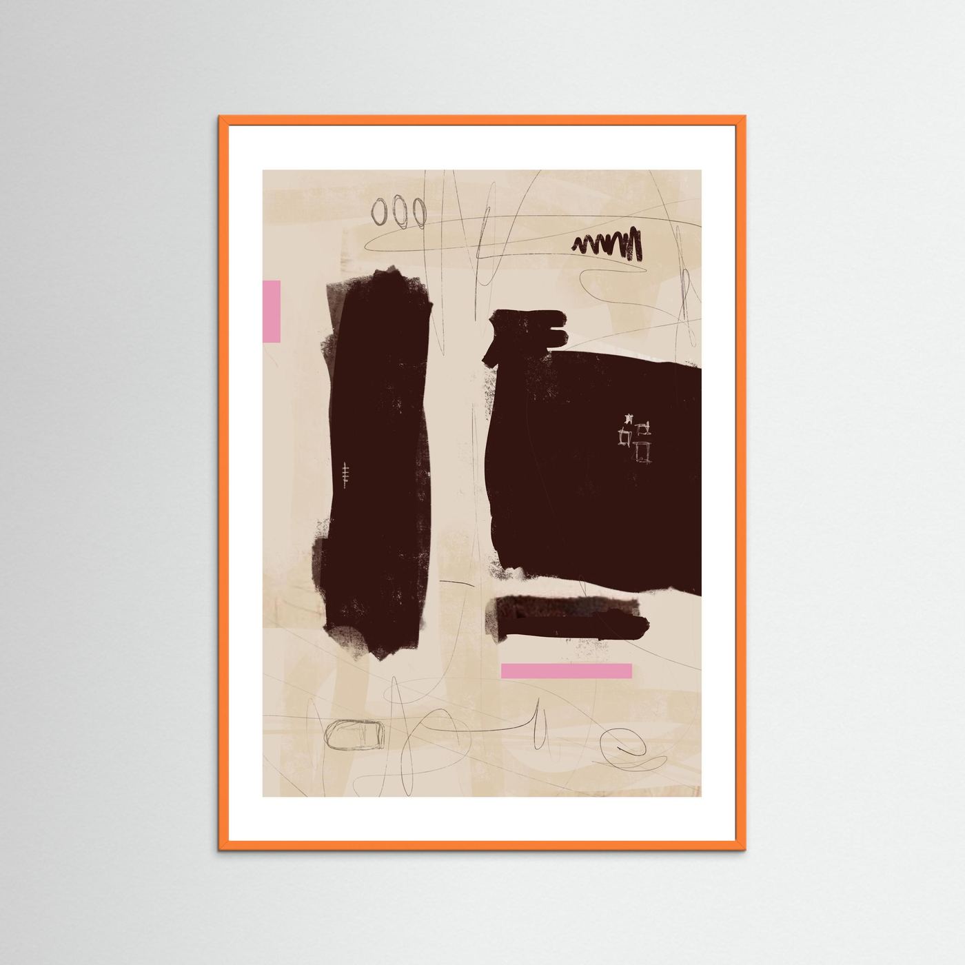 Paper Print: "Simple Room #1"