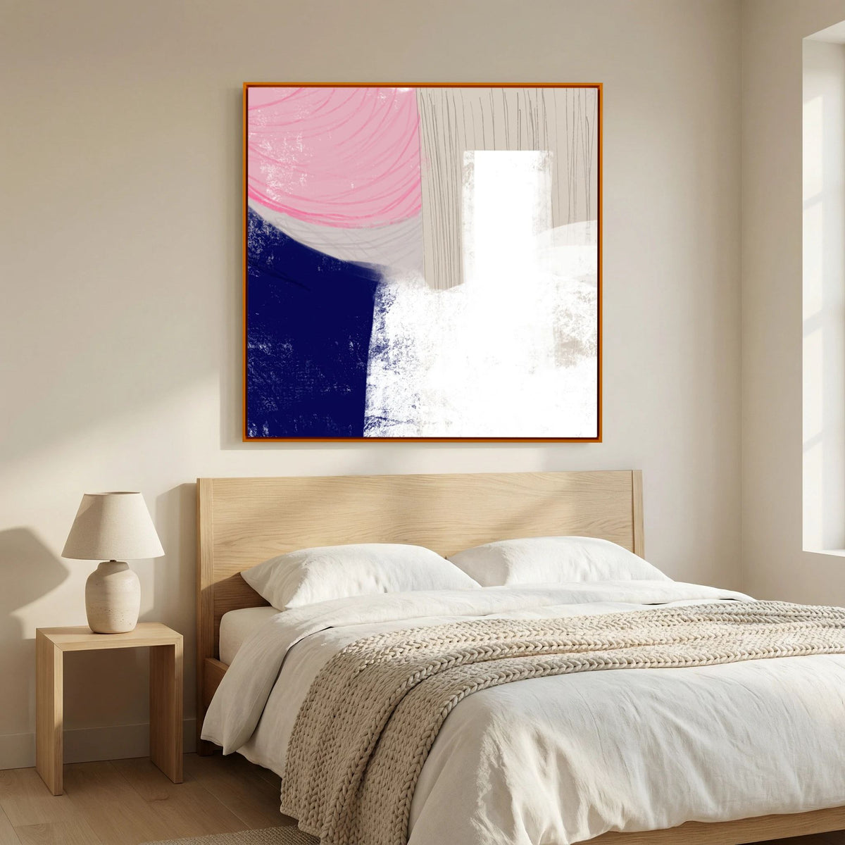 Canvas Print: "A Moment To Think" (Colored Frame)