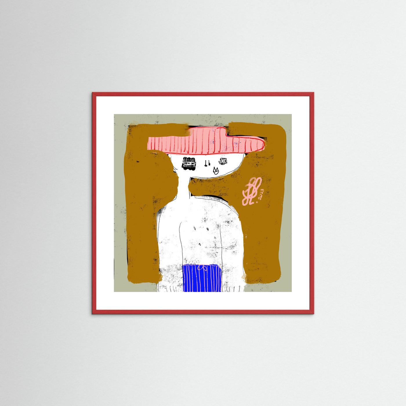 Paper Print: "Michael"