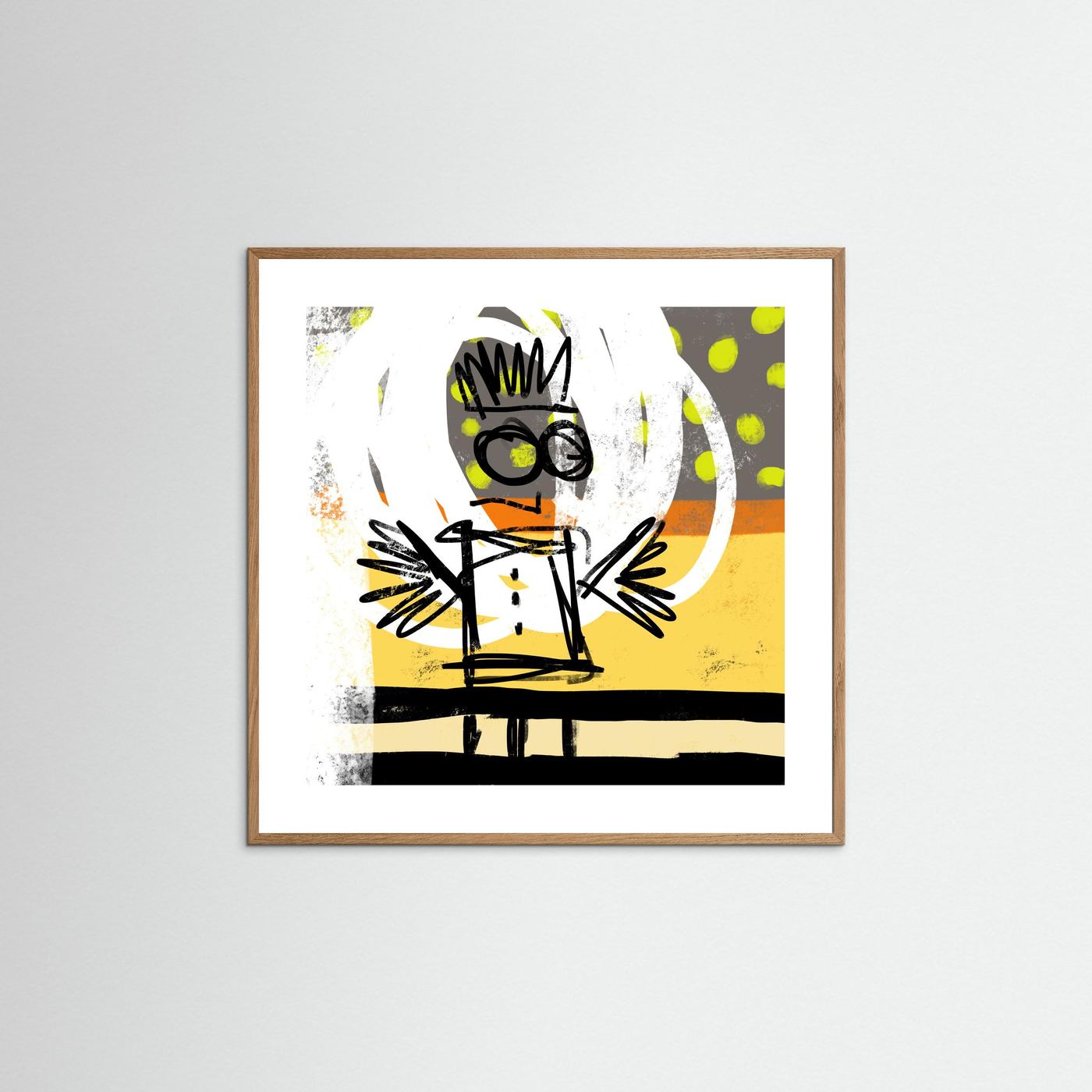 Paper Print: "Breezin' it"