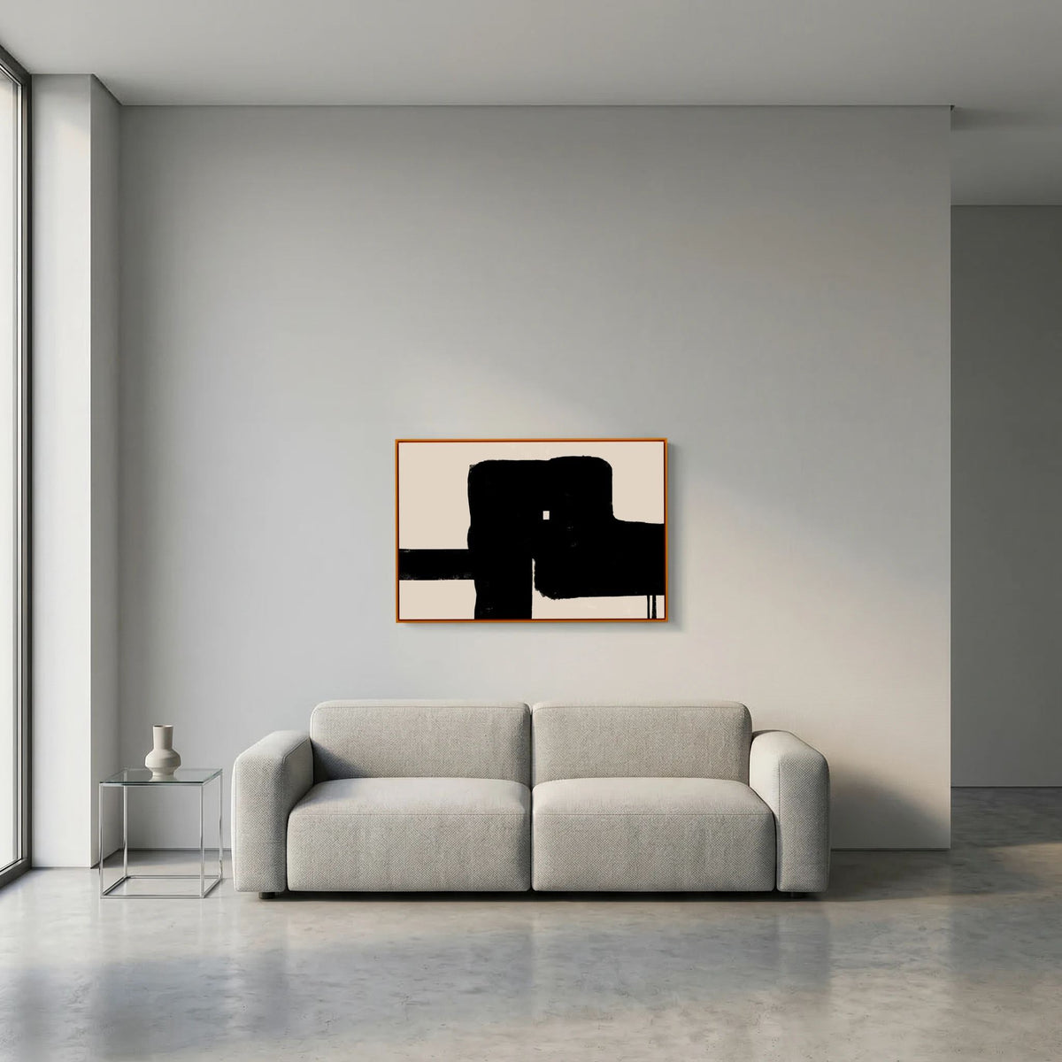 Canvas Print: "Void" (Colored Frame)