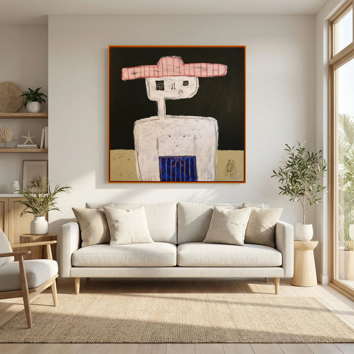 Canvas Print: "Matthew" (Colored Frame)