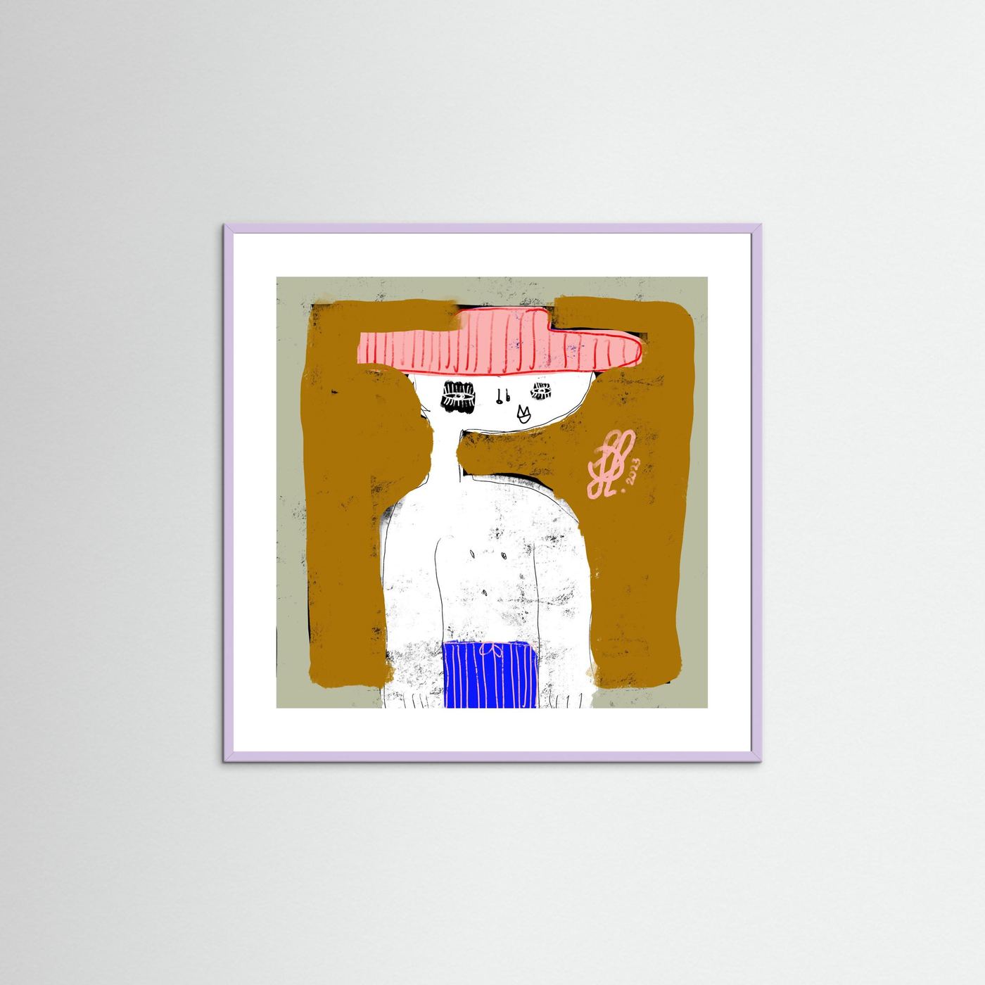Paper Print: "Michael"