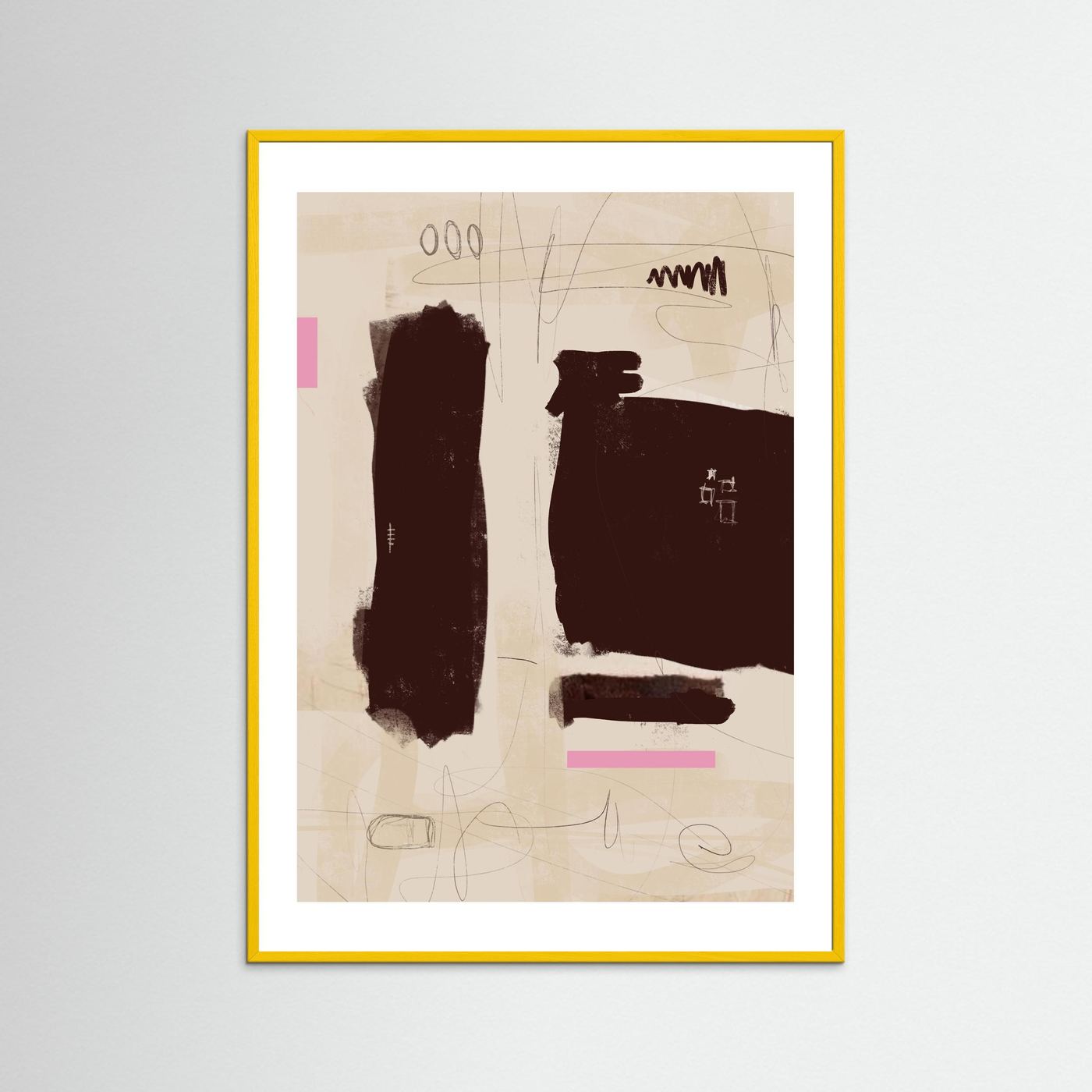 Paper Print: "Simple Room #1"