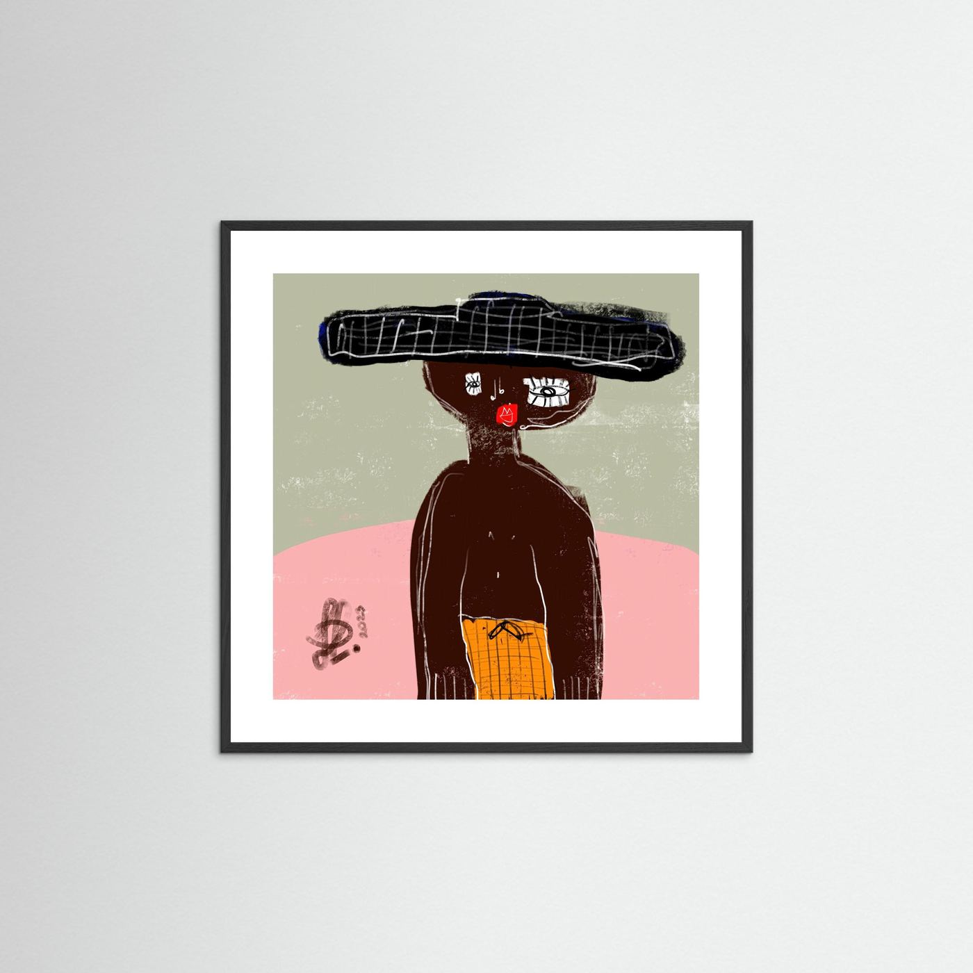 Paper Print: "James"