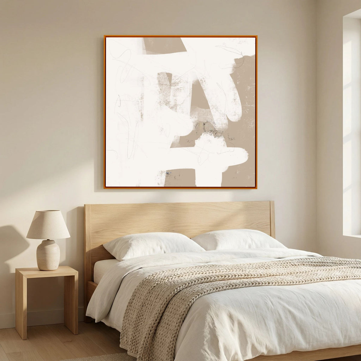 Canvas Print: "More Than Simple" (Colored Frame)