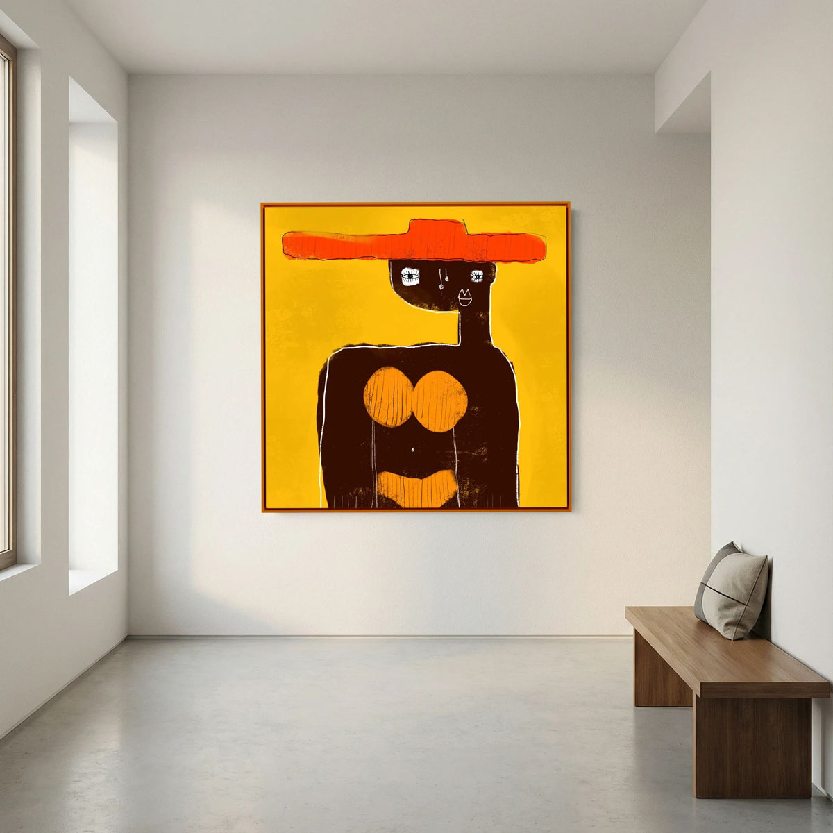 Canvas Print: "Sophia" (Colored Frame)