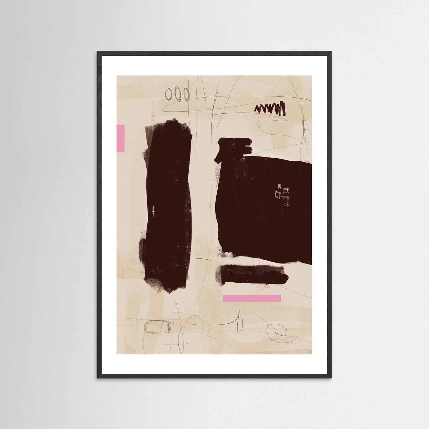 Paper Print: "Simple Room #2"